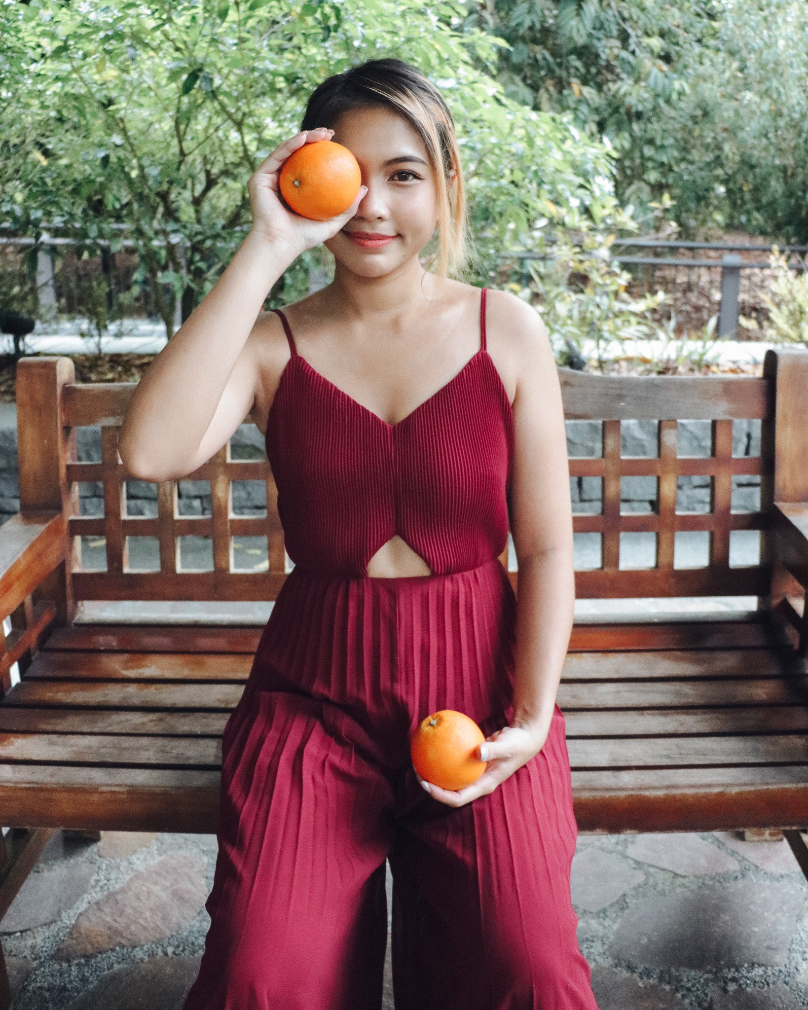 *BACK IN STOCK* Leighton Jumpsuit in Wine