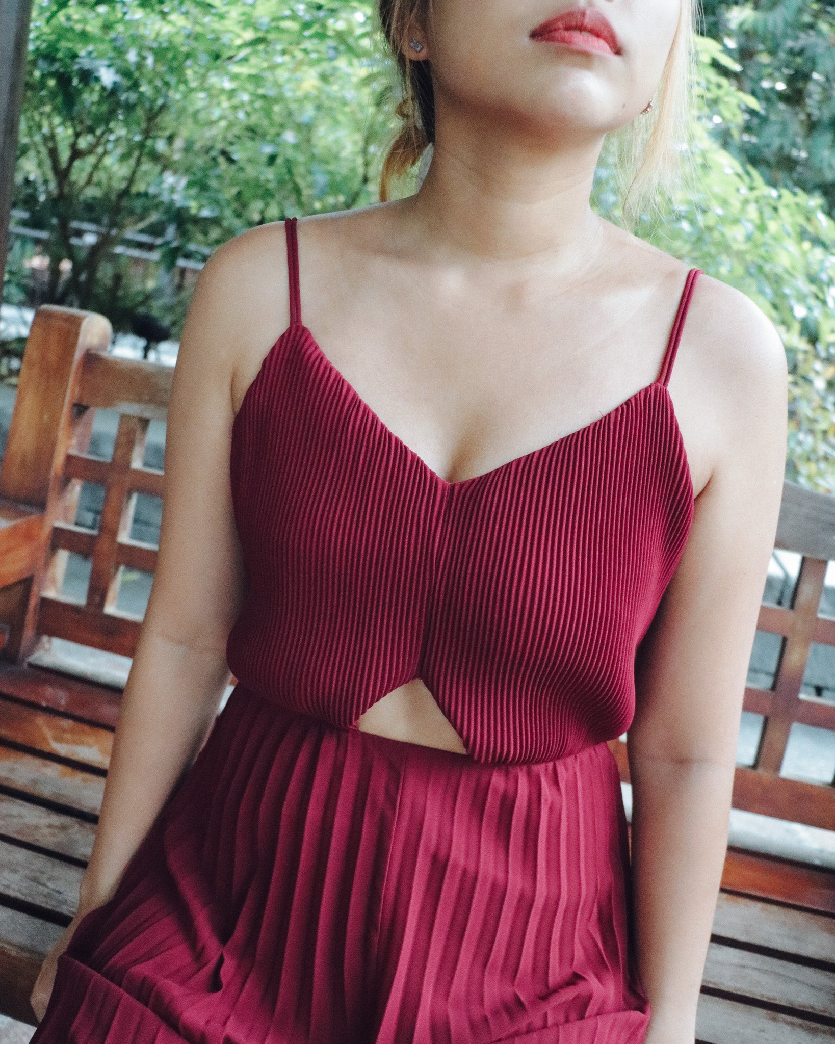 *BACK IN STOCK* Leighton Jumpsuit in Wine