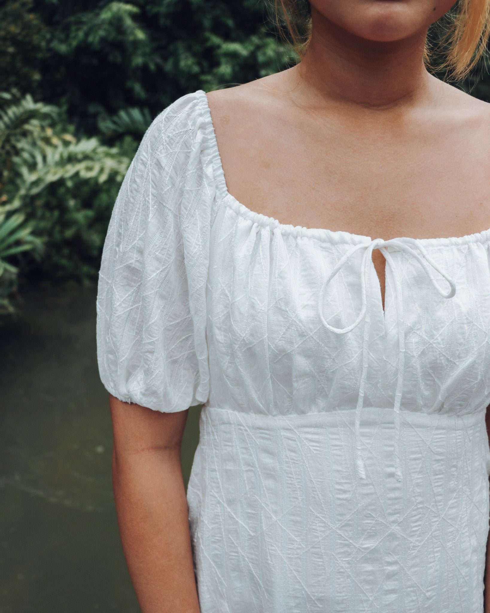 Hazel Dress in White