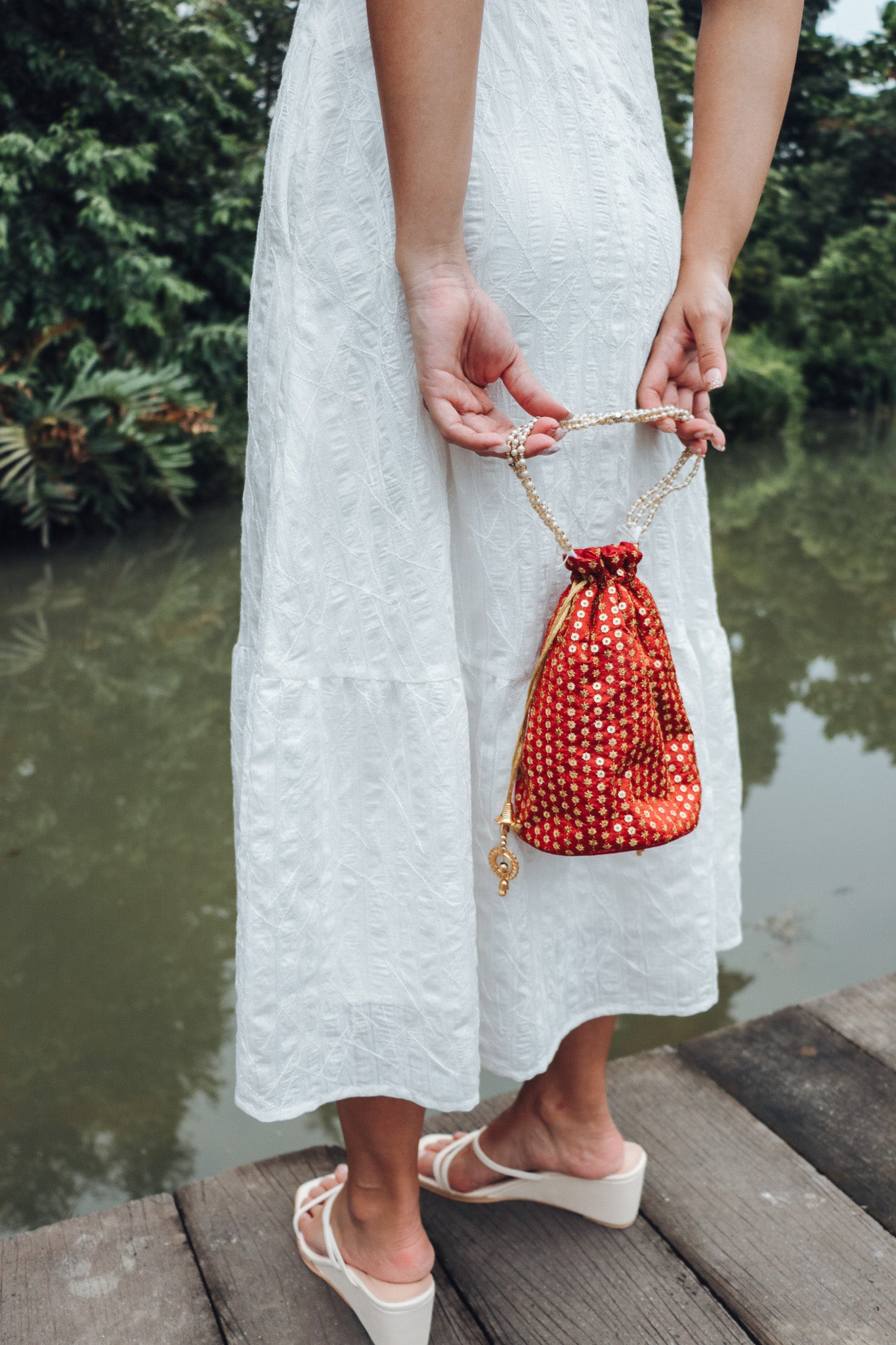 Hazel Dress in White