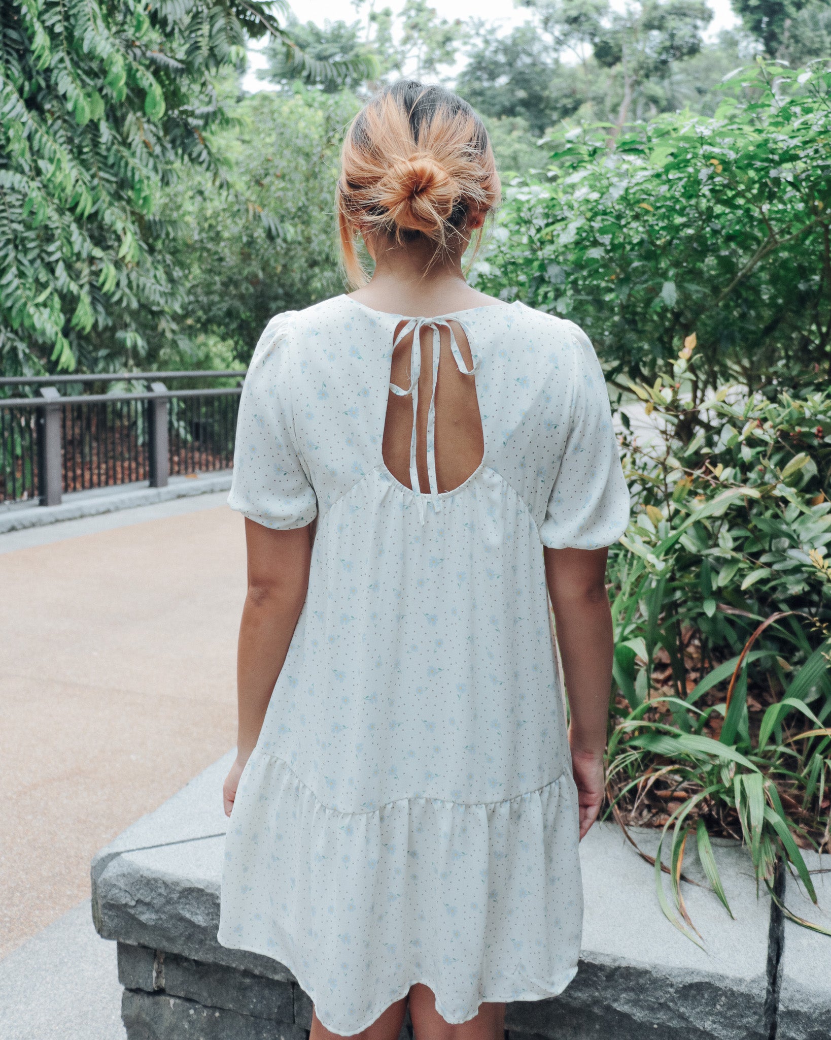 Evie Mini Dress in White
