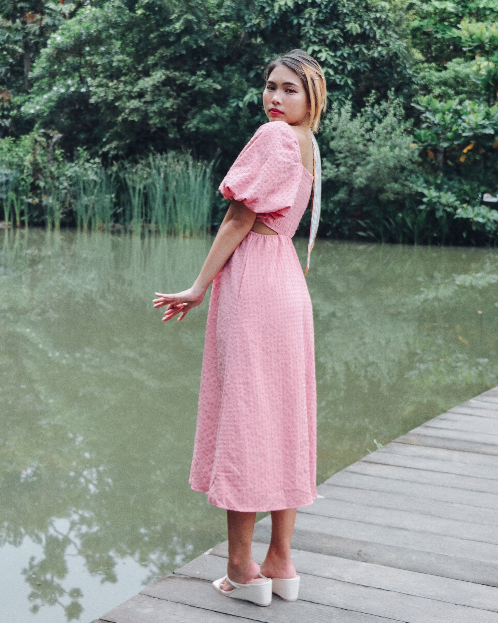 Candace Dress in Pink