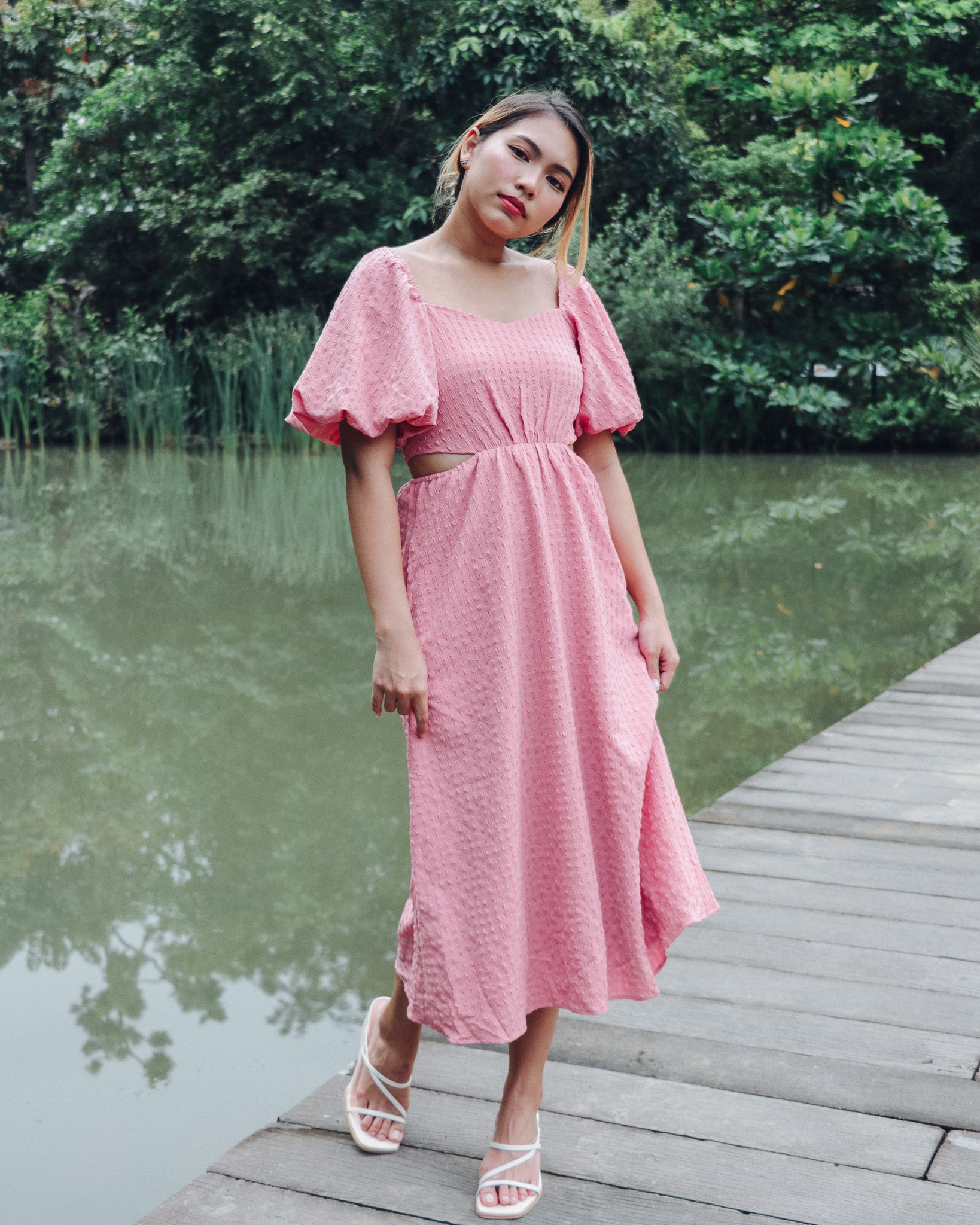 Candace Dress in Pink