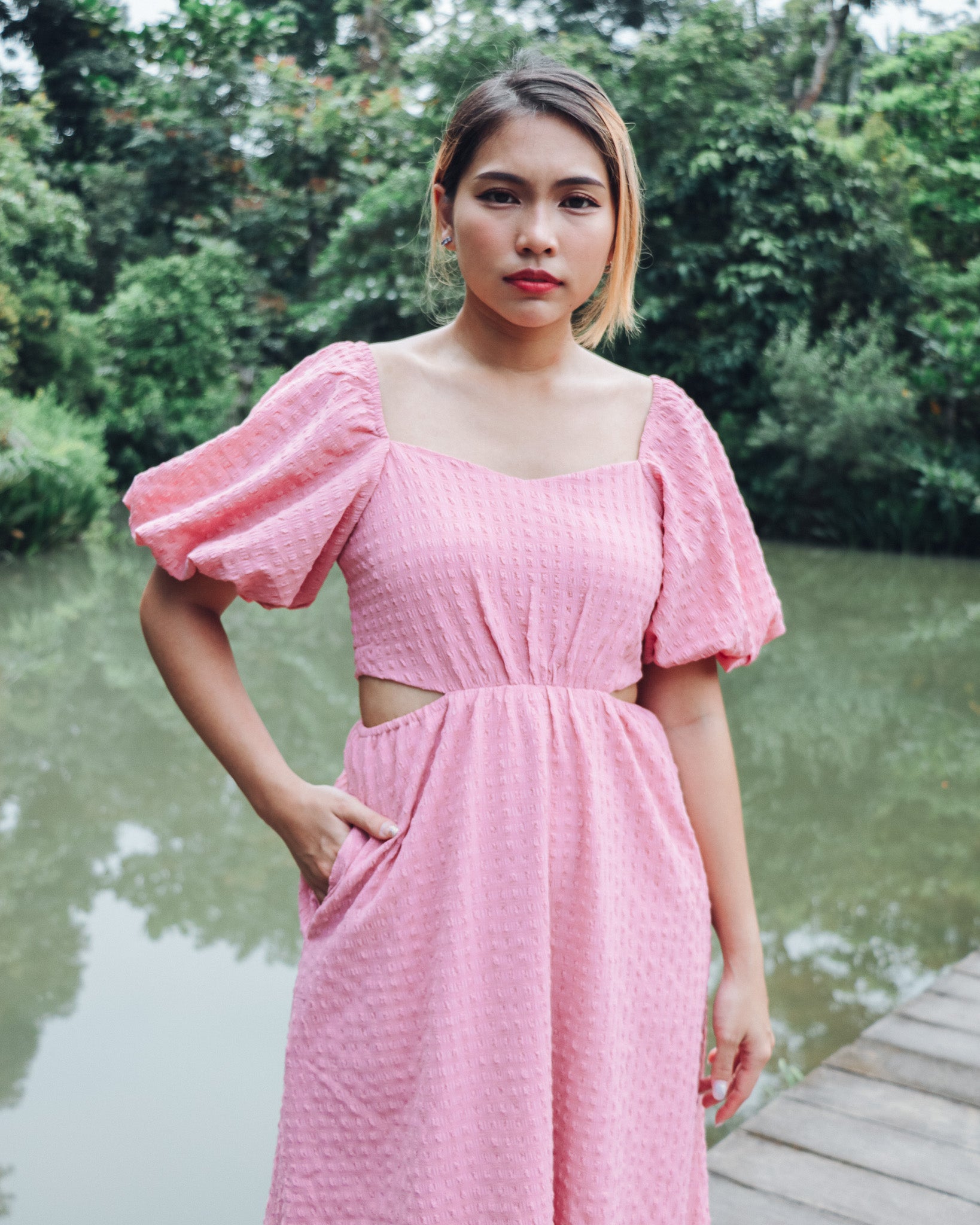 Candace Dress in Pink