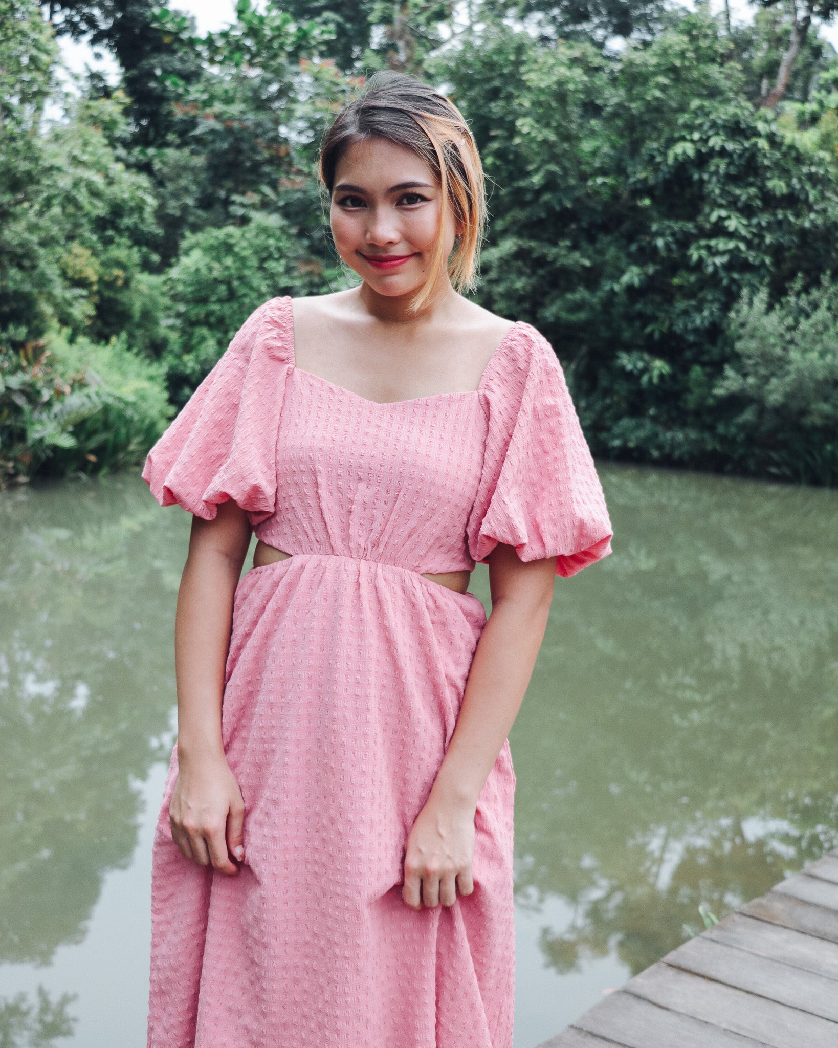 Candace Dress in Pink