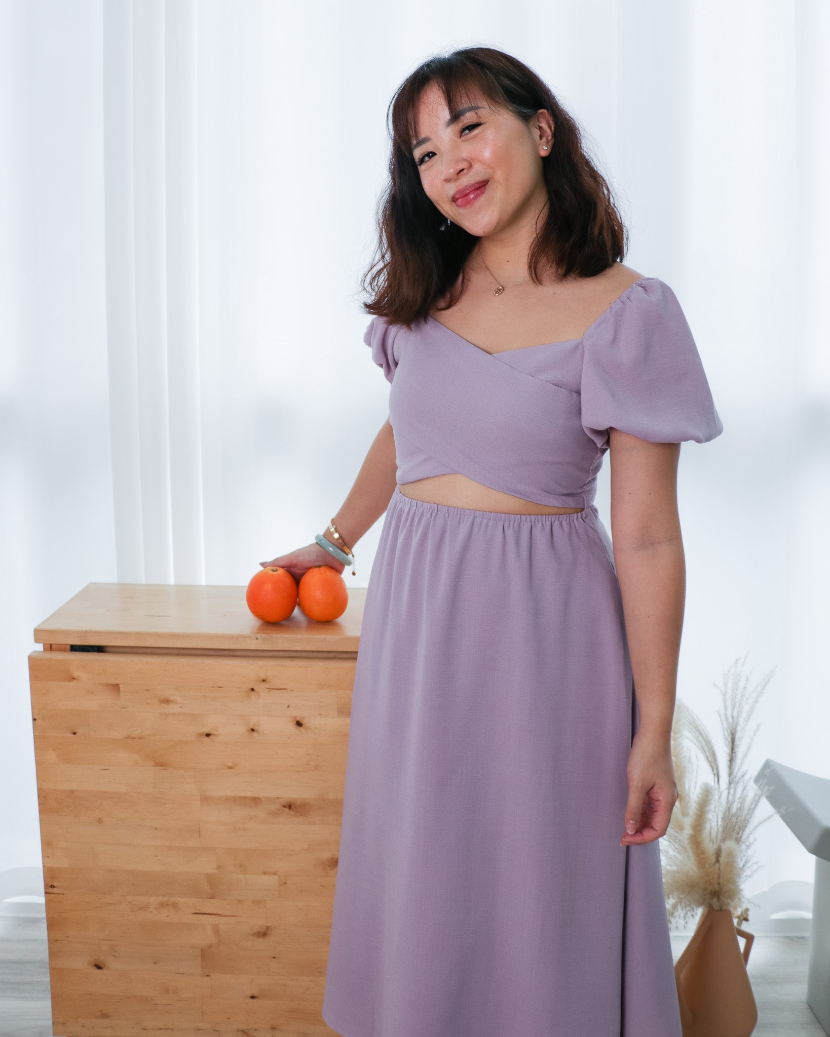 Zoey Dress in Lilac
