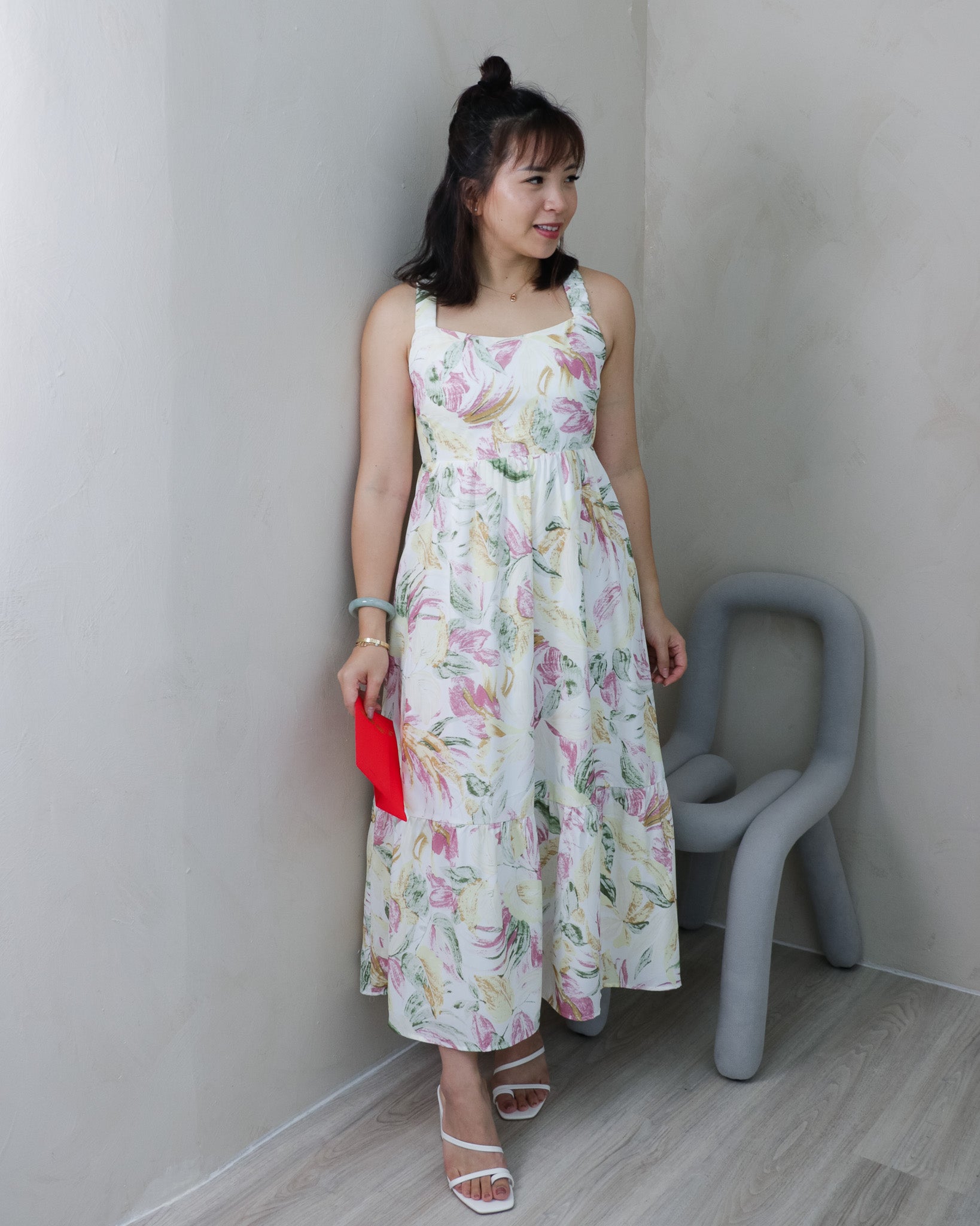 Adeline Dress in Pink