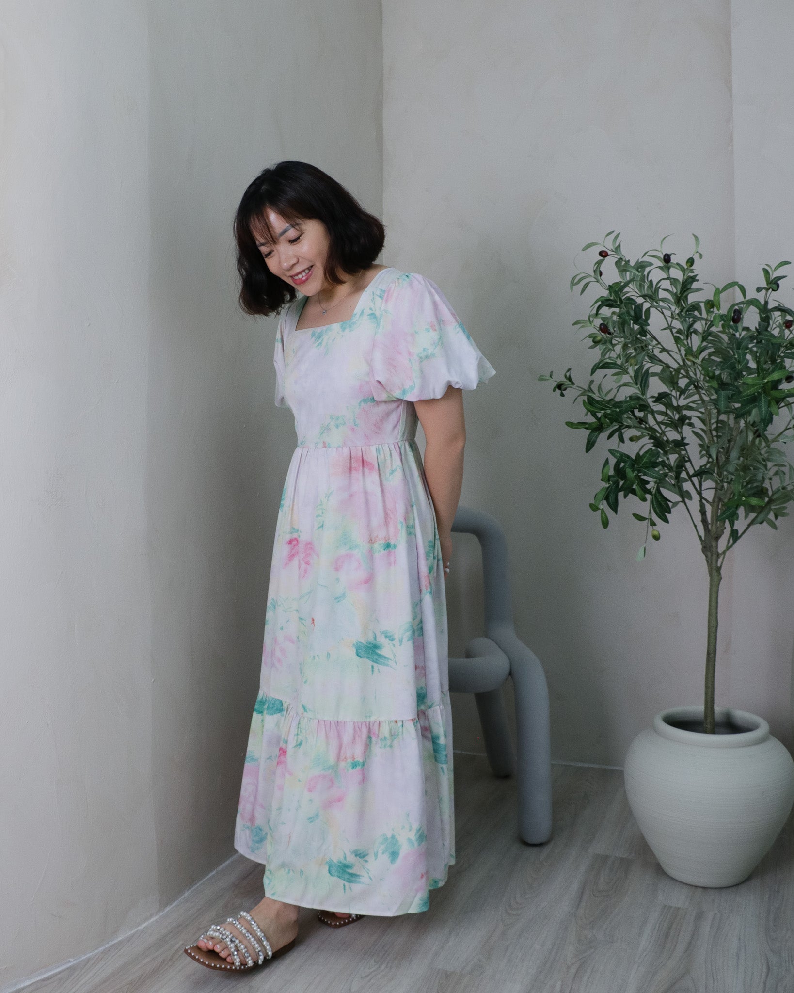 Sophia Dress in Watercolour