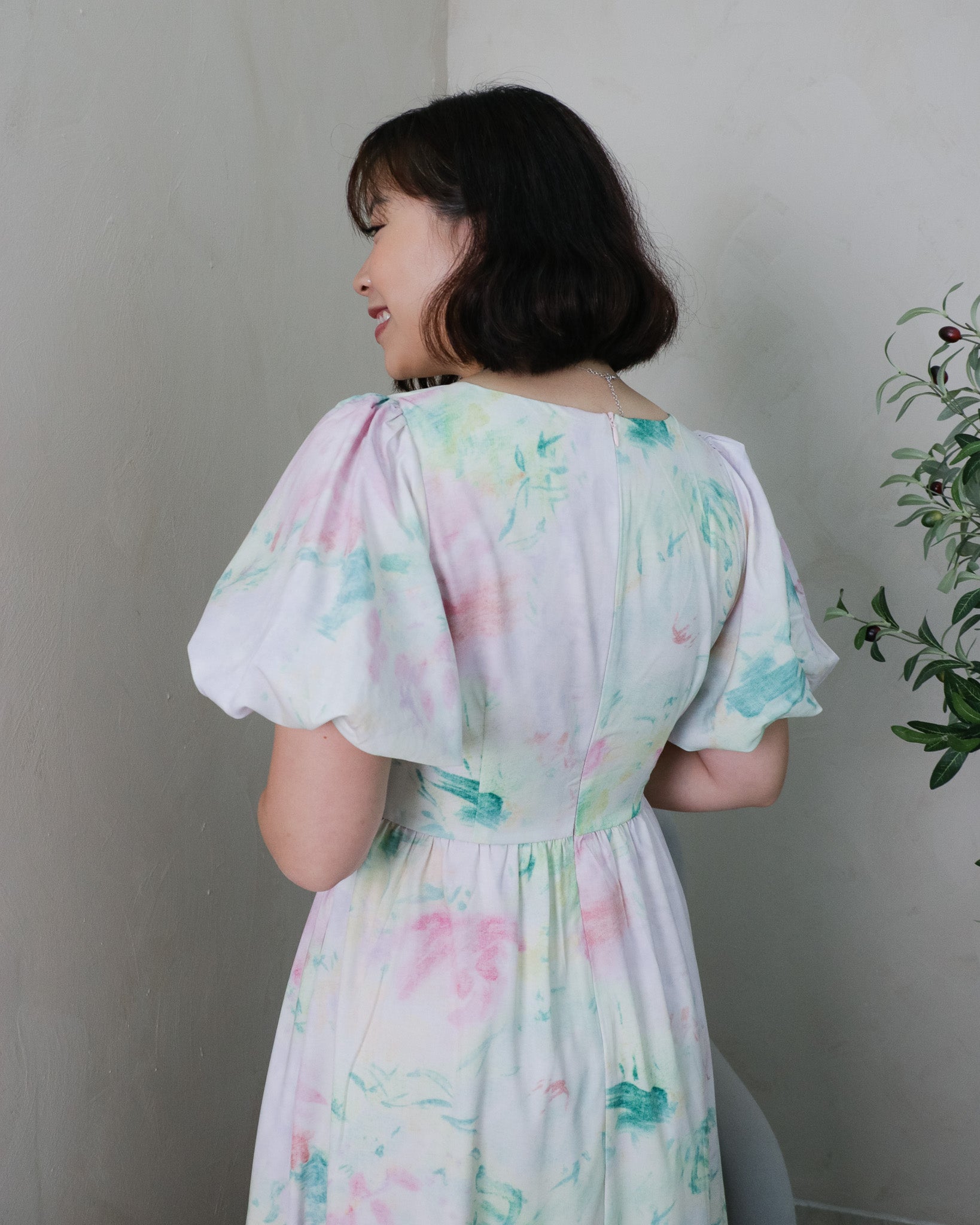 Sophia Dress in Watercolour