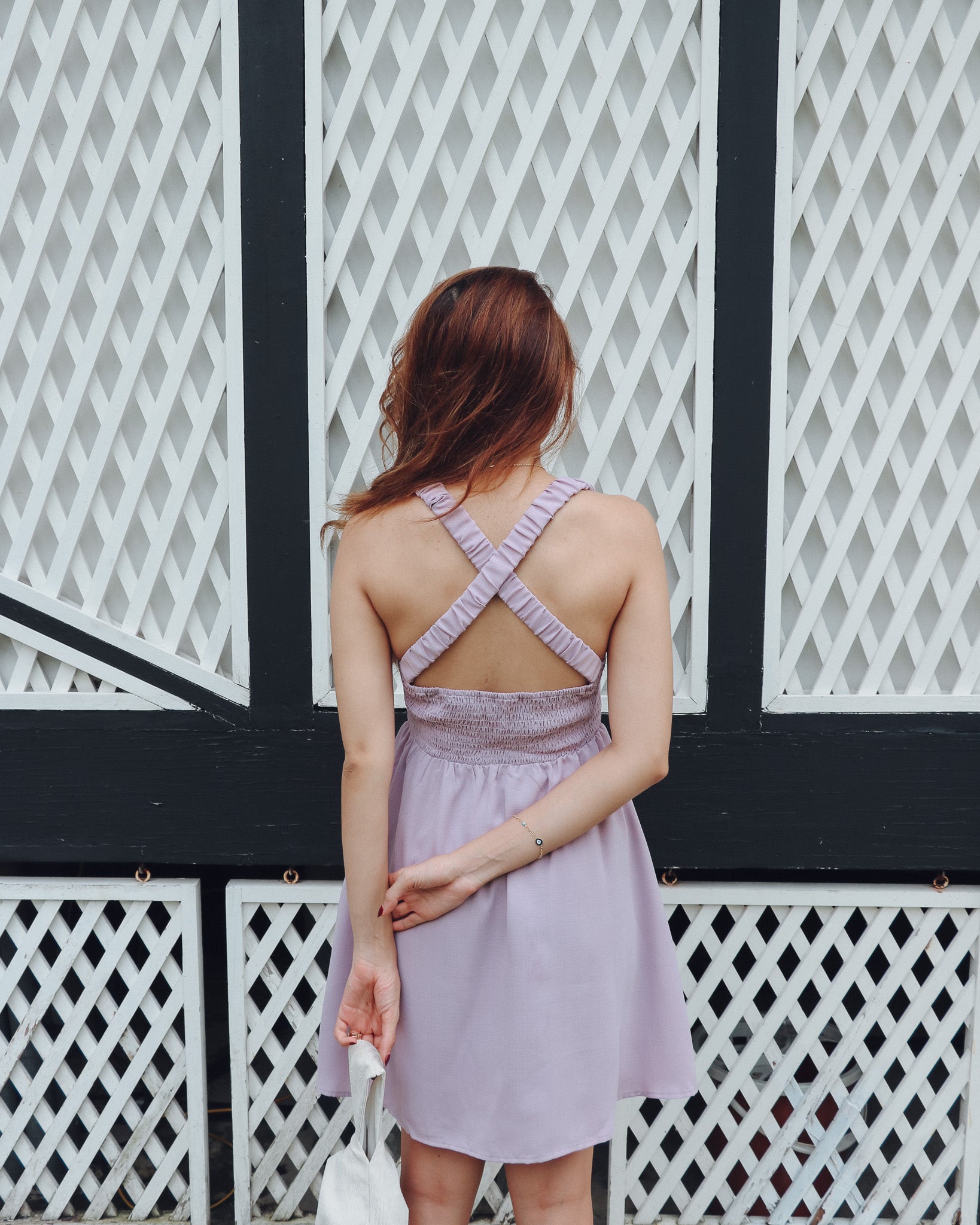 Gladys Dress in Lilac