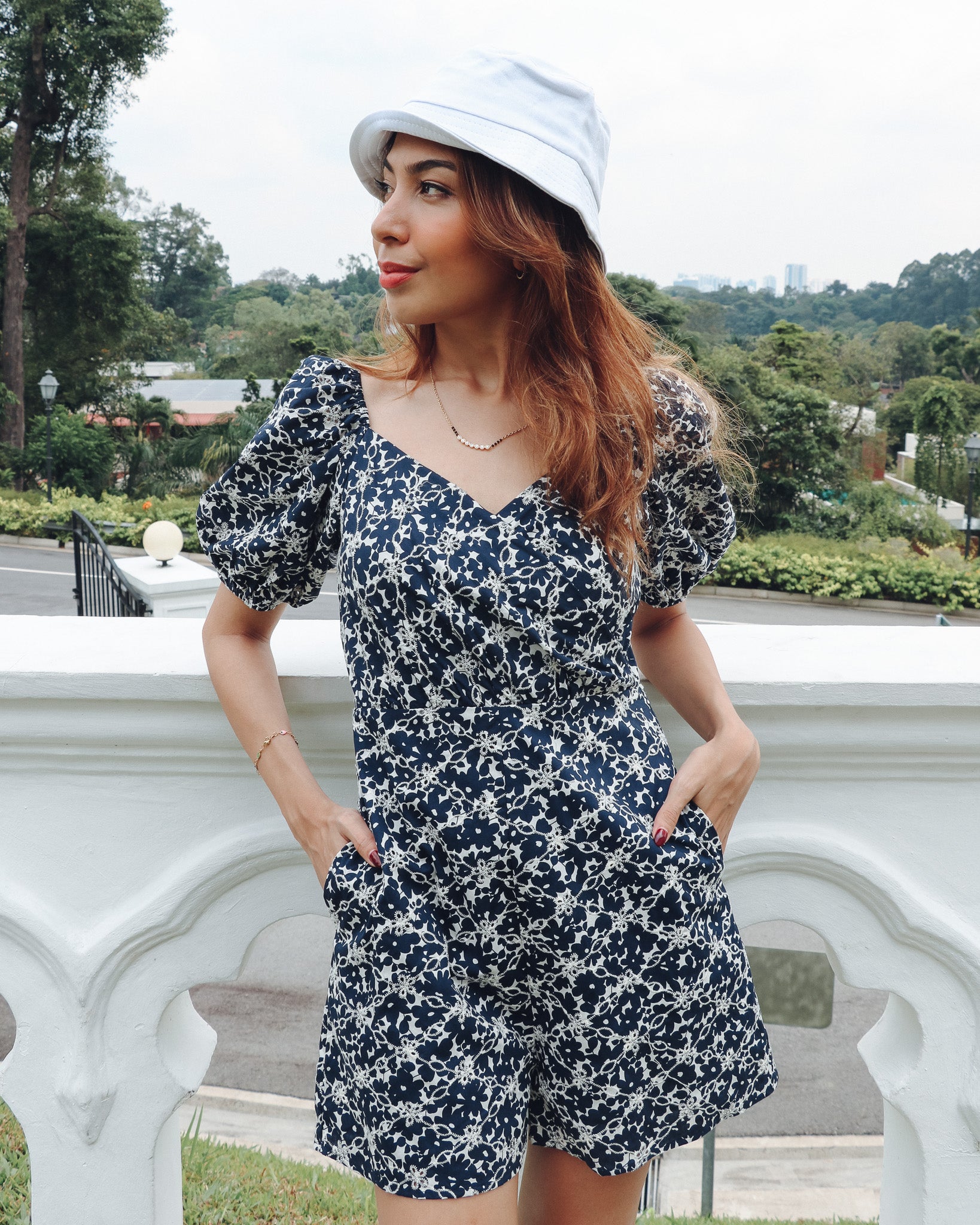 Natalie Romper in Navy