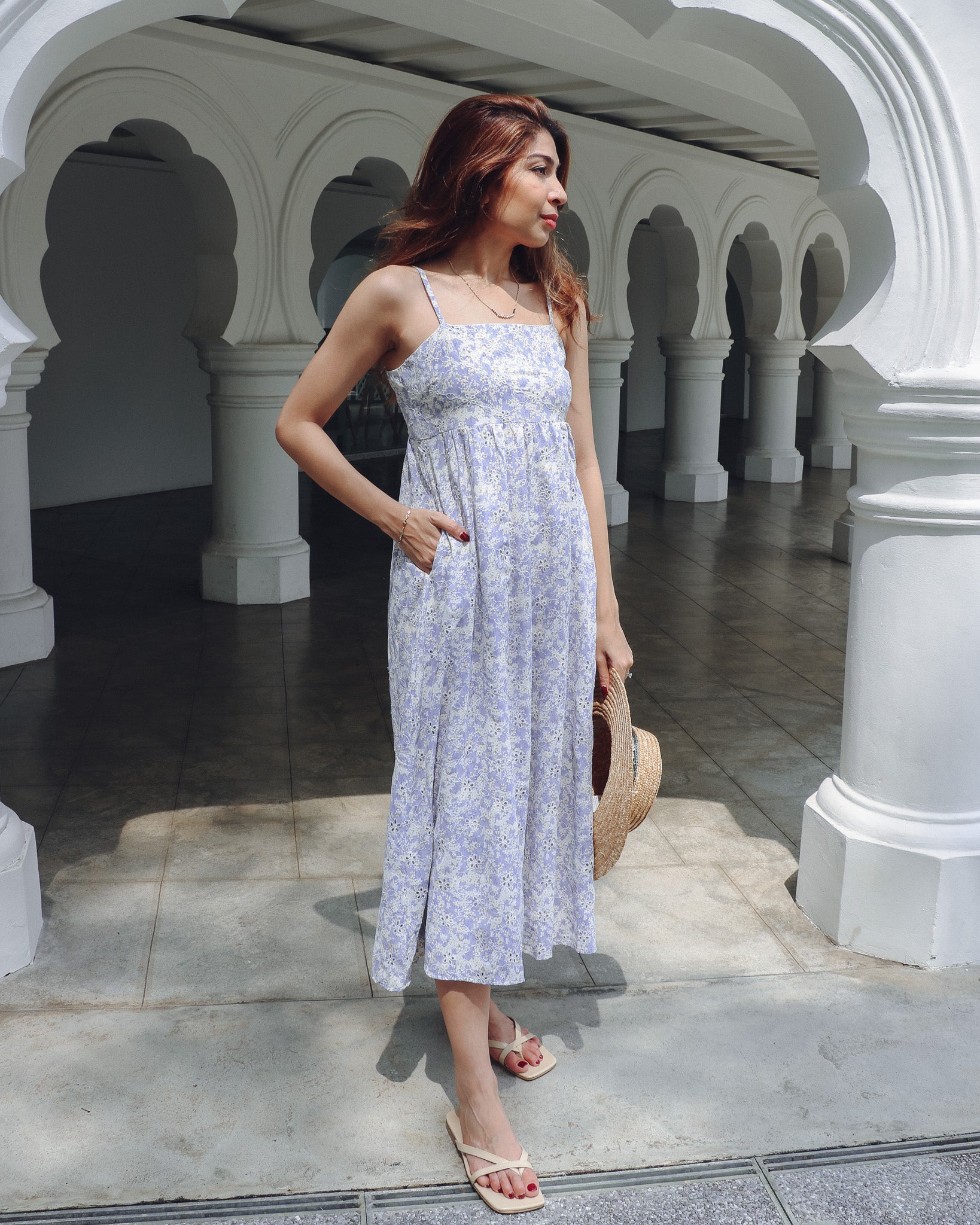 Ellie Dress in Periwinkle