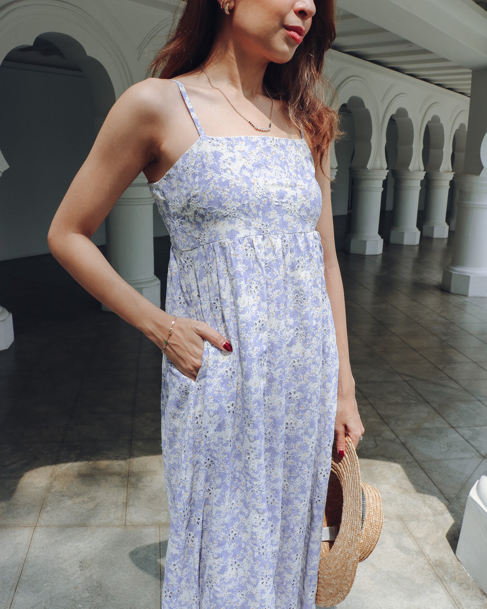 Ellie Dress in Periwinkle