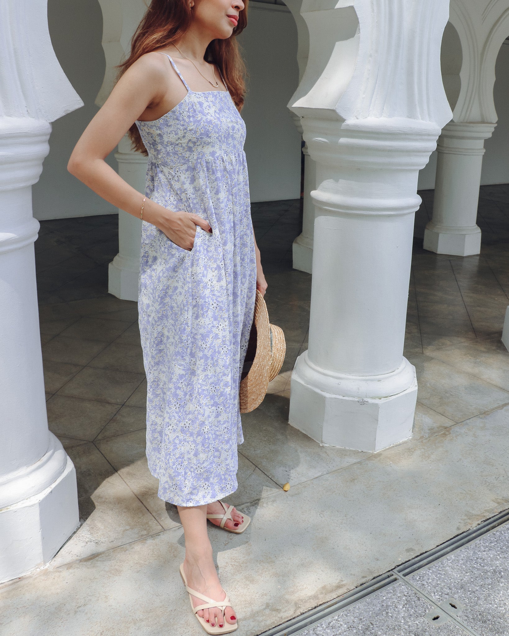 Ellie Dress in Periwinkle