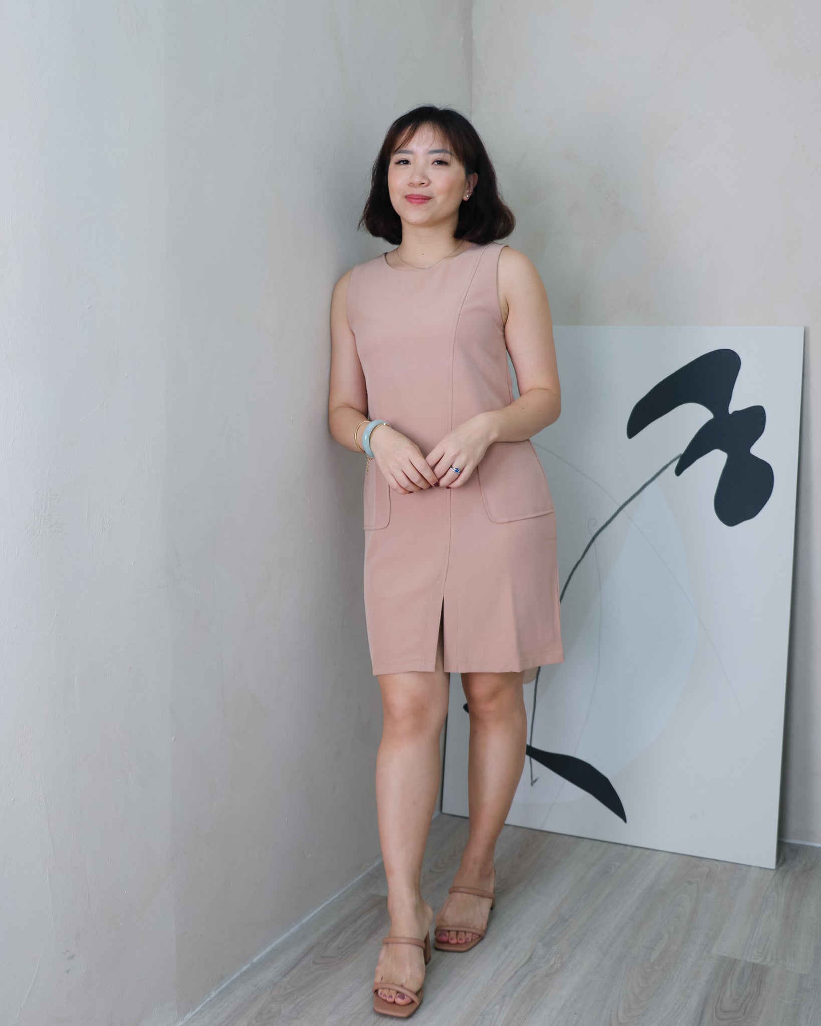 [Jenesyss] Gillian Dress in Blush
