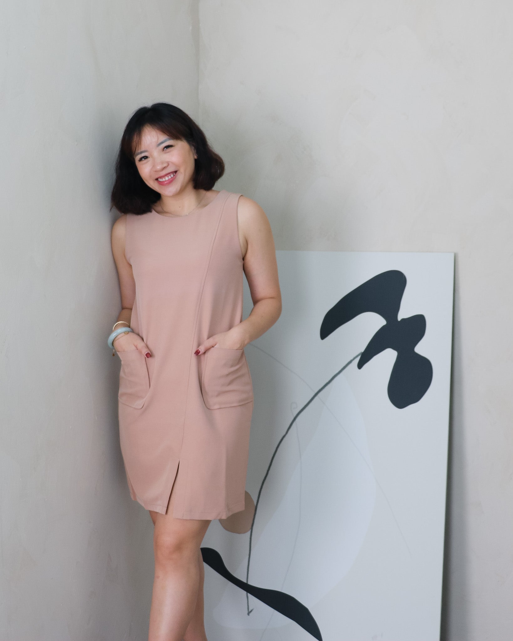[Jenesyss] Gillian Dress in Blush