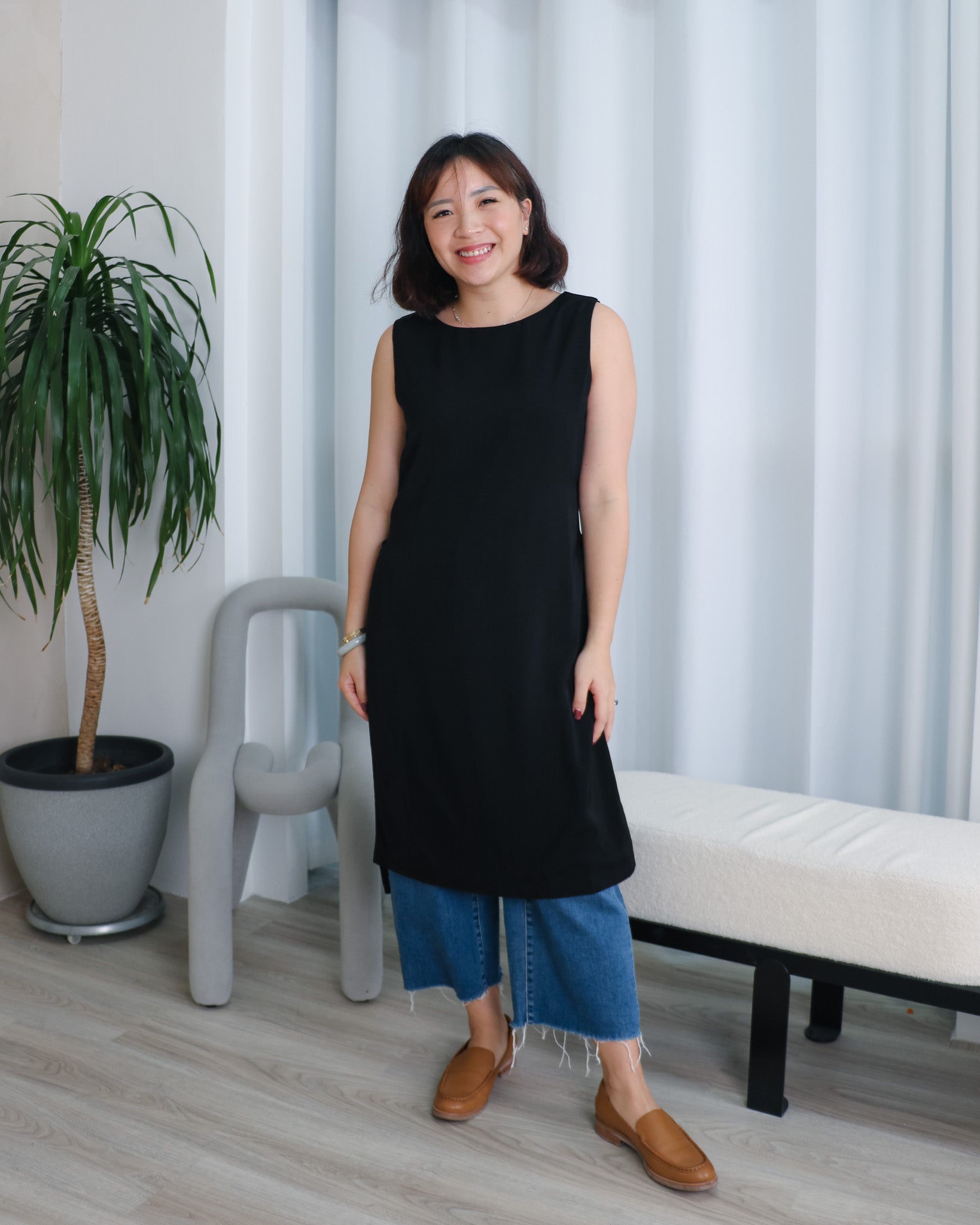 [Jenesyss] Tavia Tunic in Black