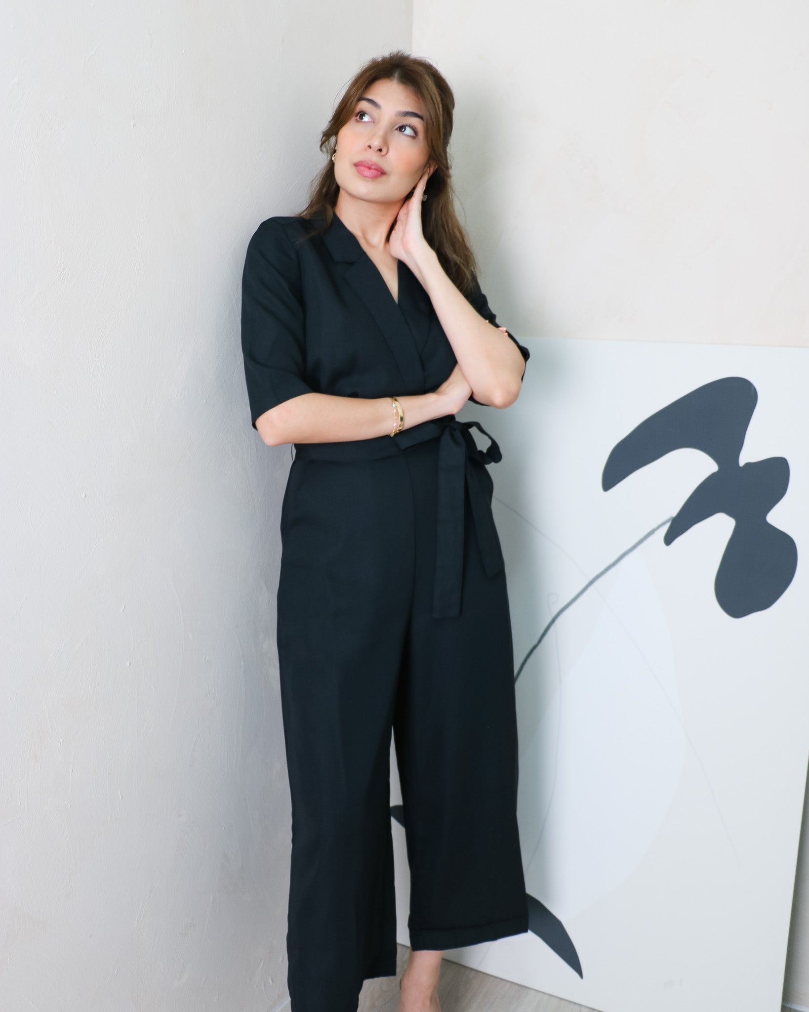 [Jenesyss] Phoebe Jumpsuit in Black