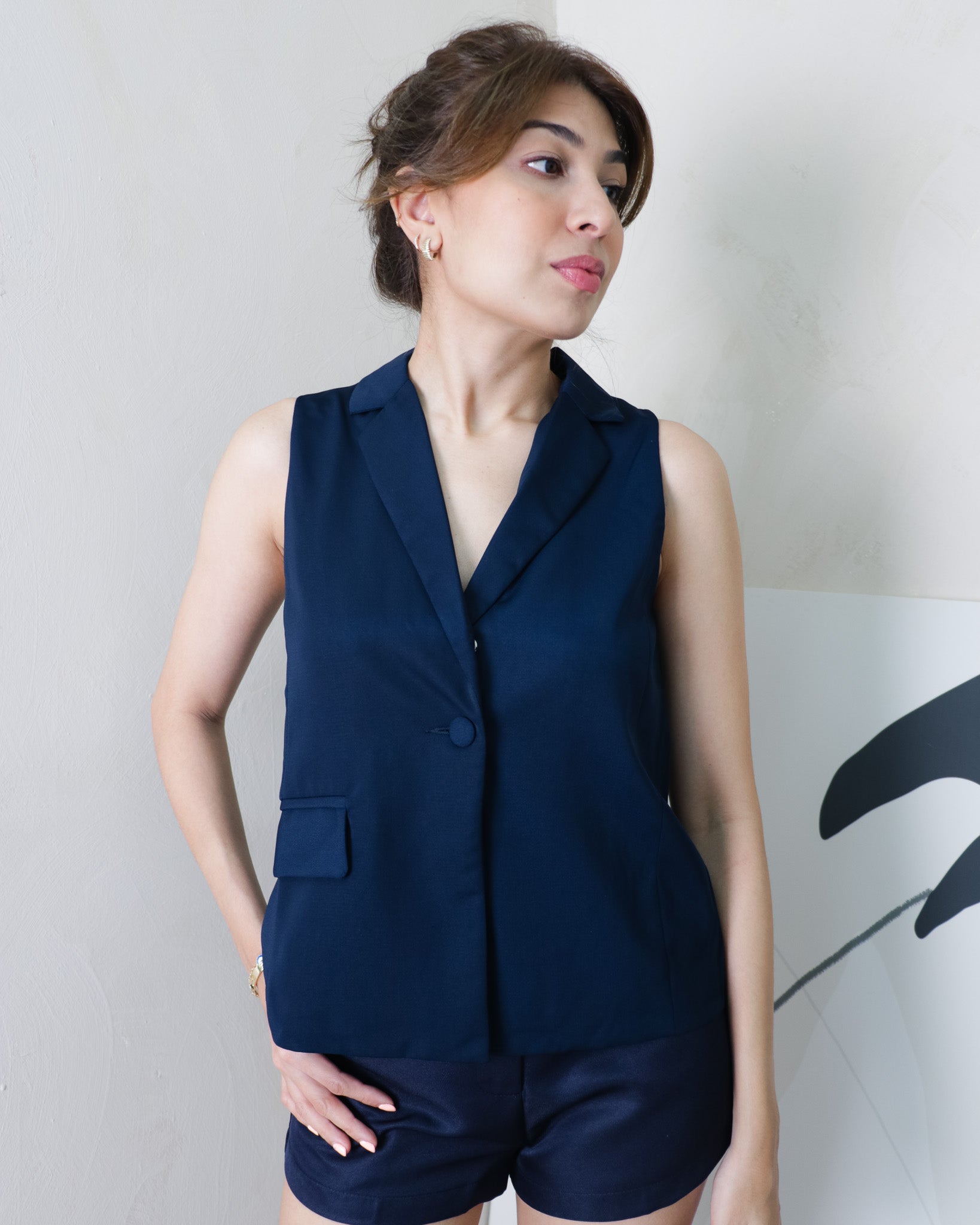 [Jenesyss] Verin Vest in Navy