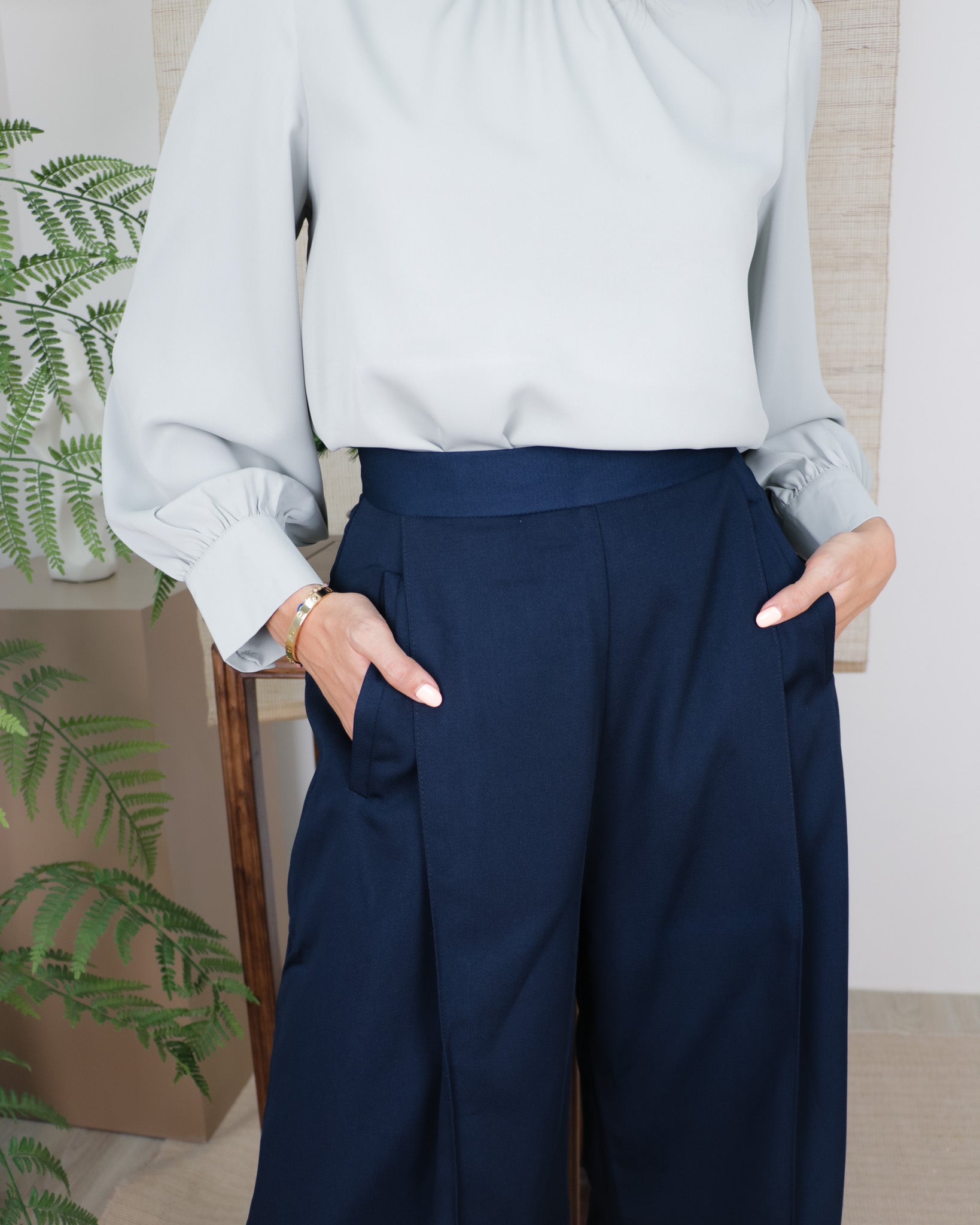 [Jenesyss] Charmaine Culottes in Navy Blue