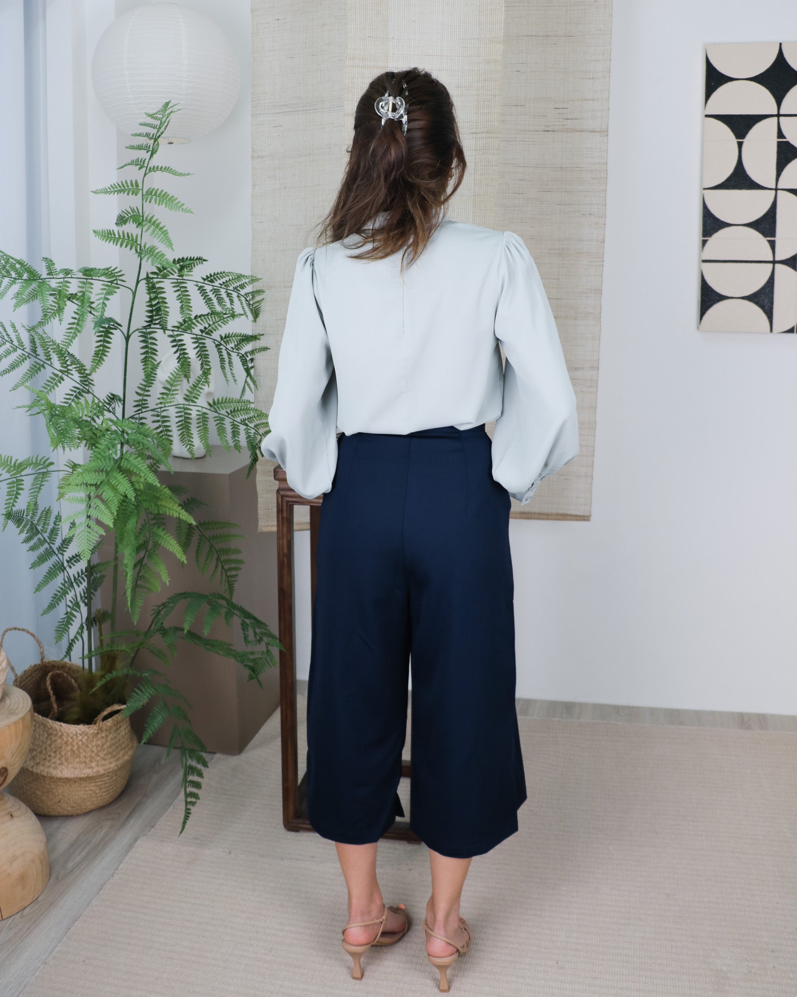 [Jenesyss] Charmaine Culottes in Navy Blue