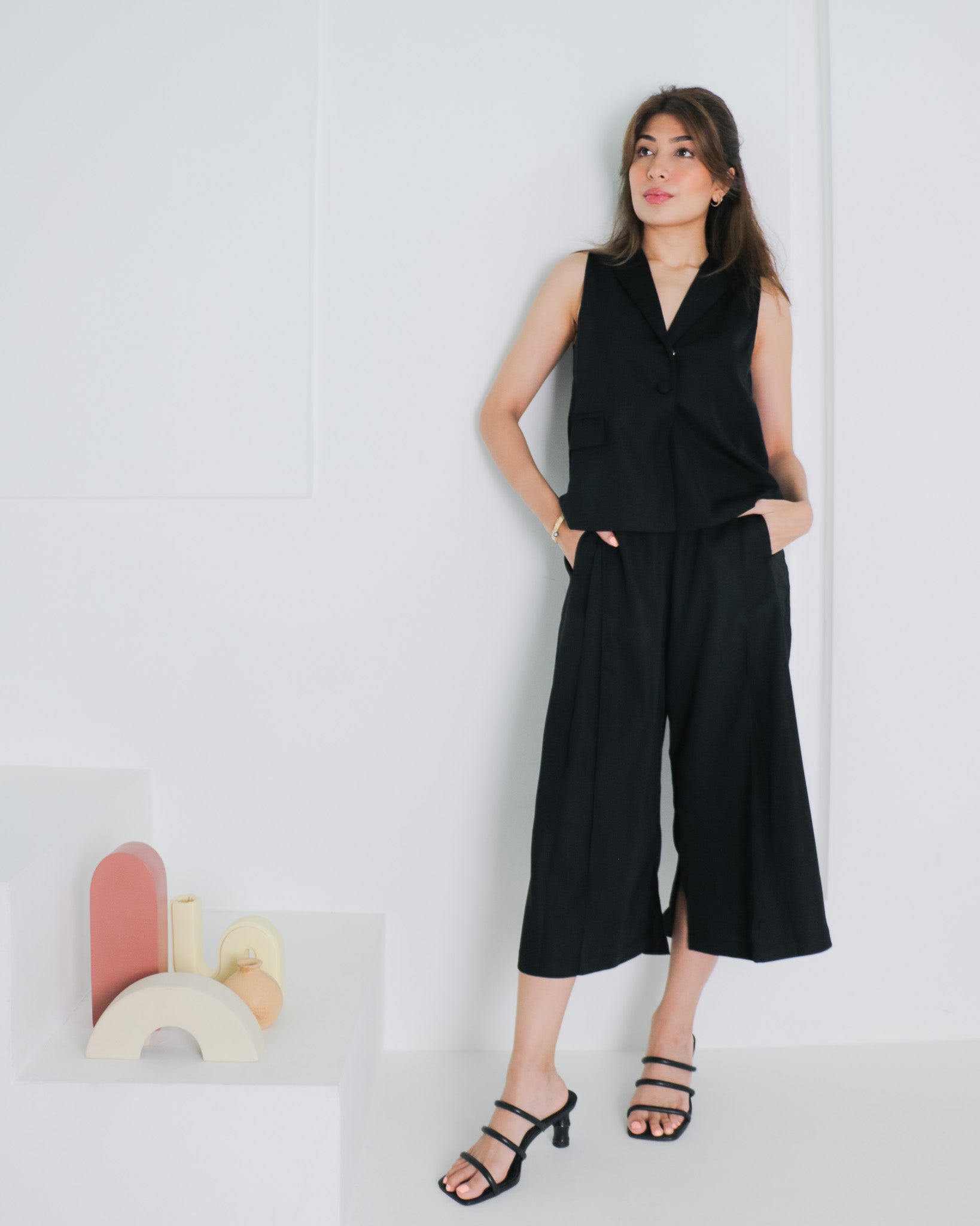 [Jenesyss] Charmaine Culottes in Black