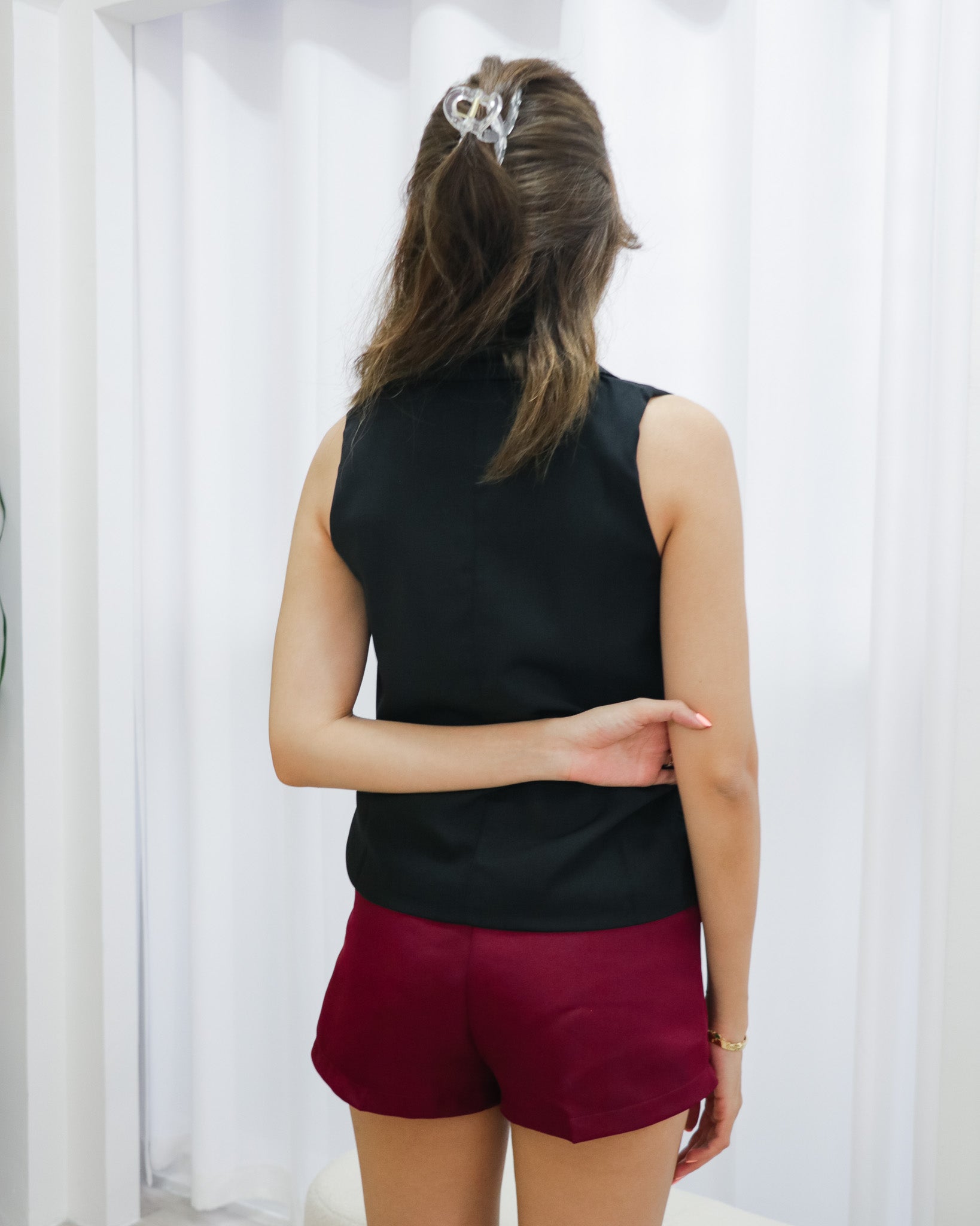 [Jenesyss] Ria Shorts in Wine