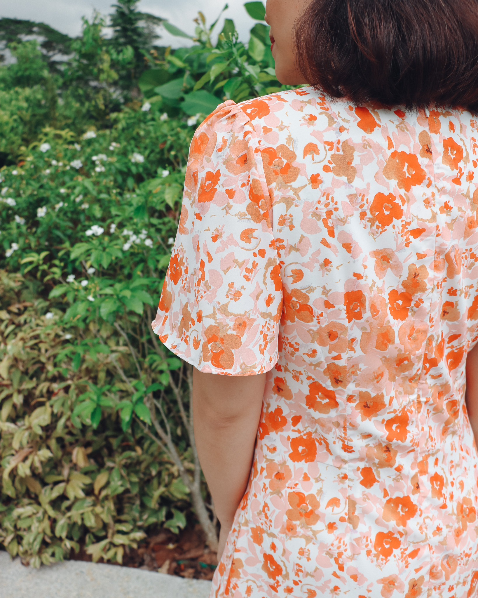 Fiona Dress in Orange