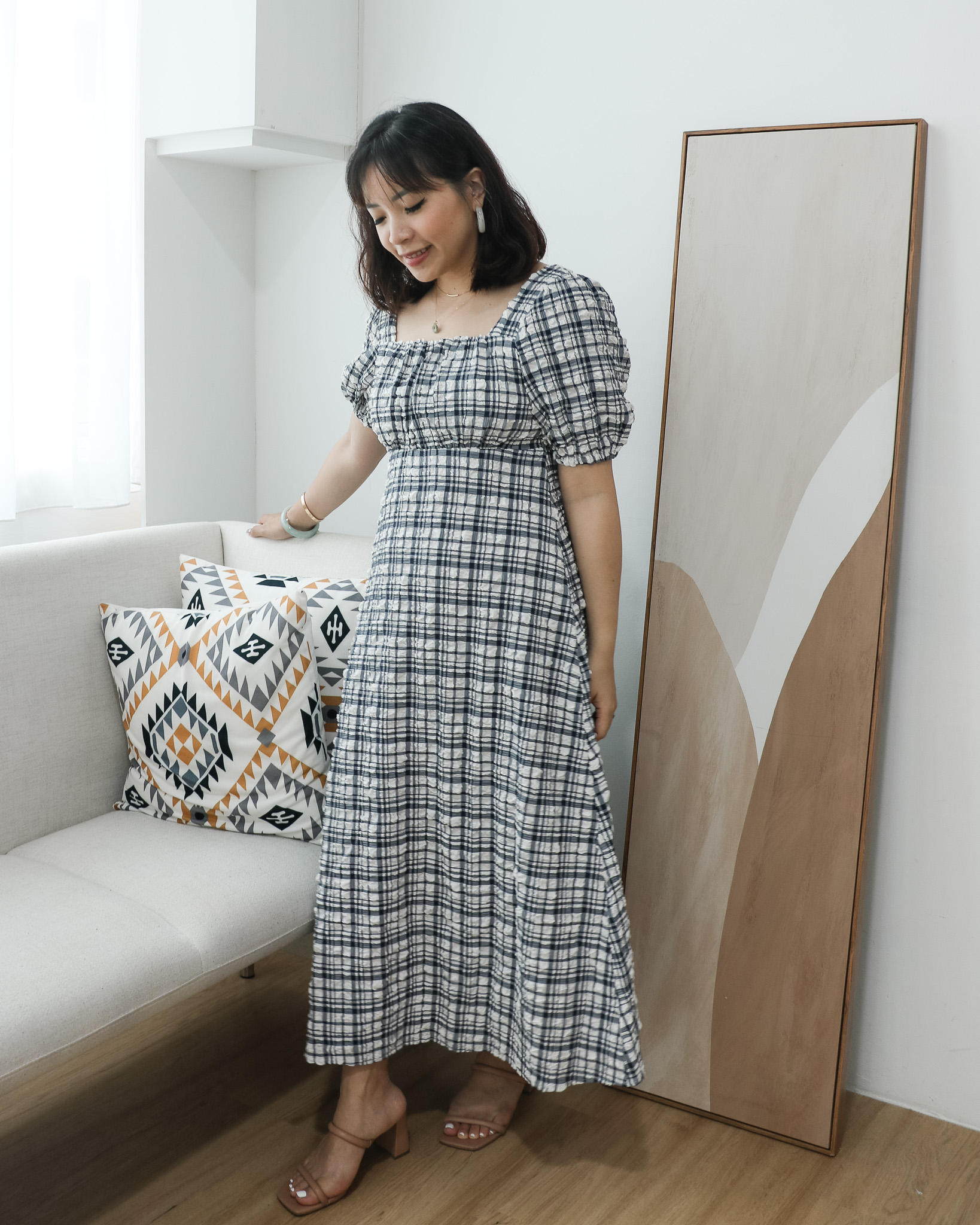 Phoebe Dress in Navy