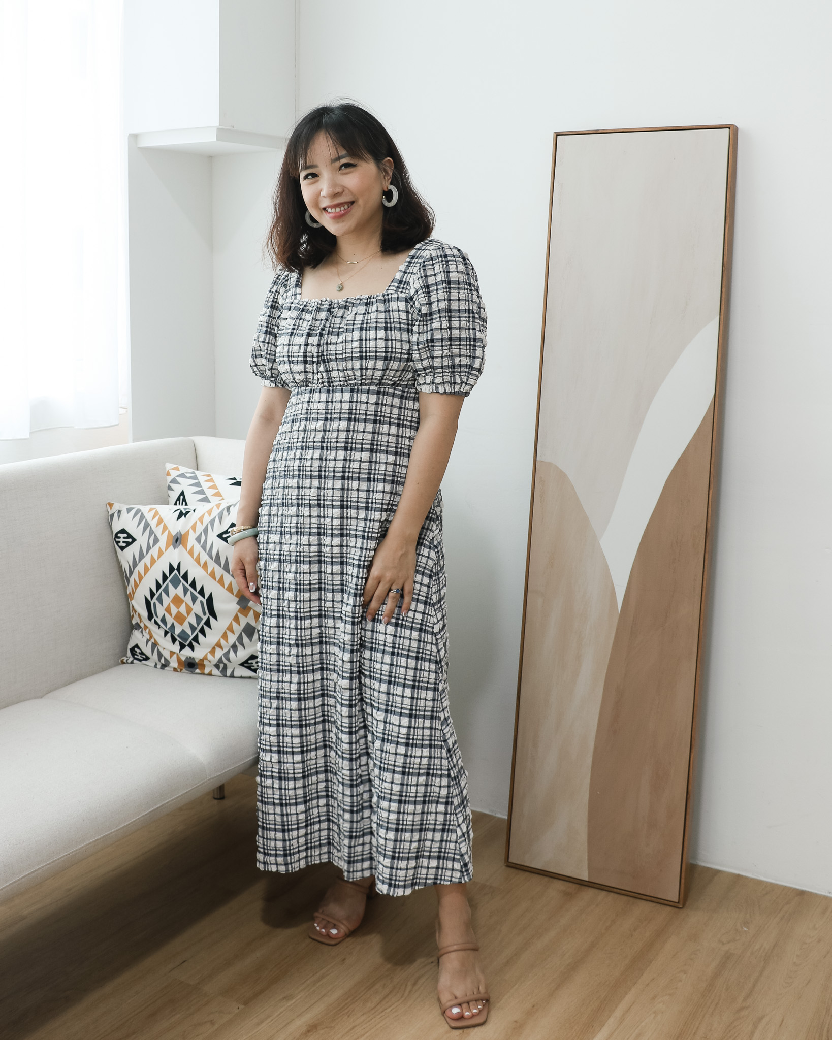 Phoebe Dress in Navy