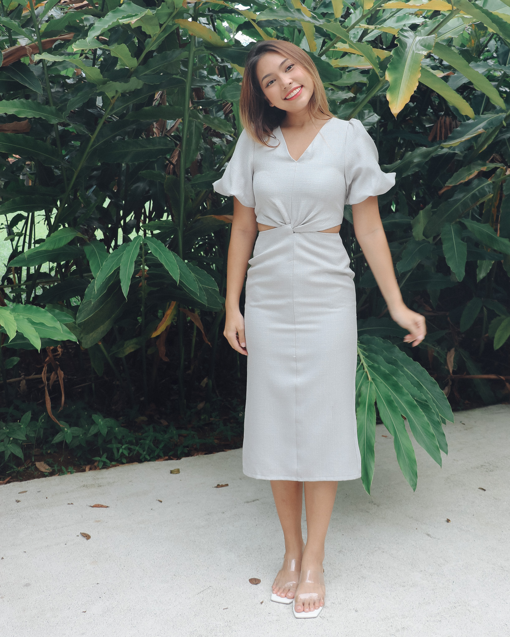 Mich Dress in Grey