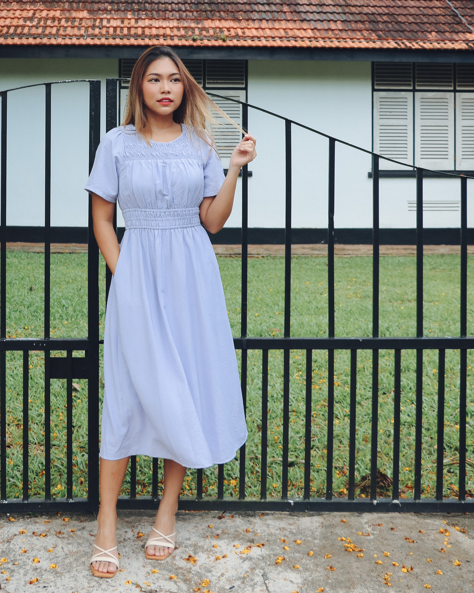 Valentina Dress in Lilac