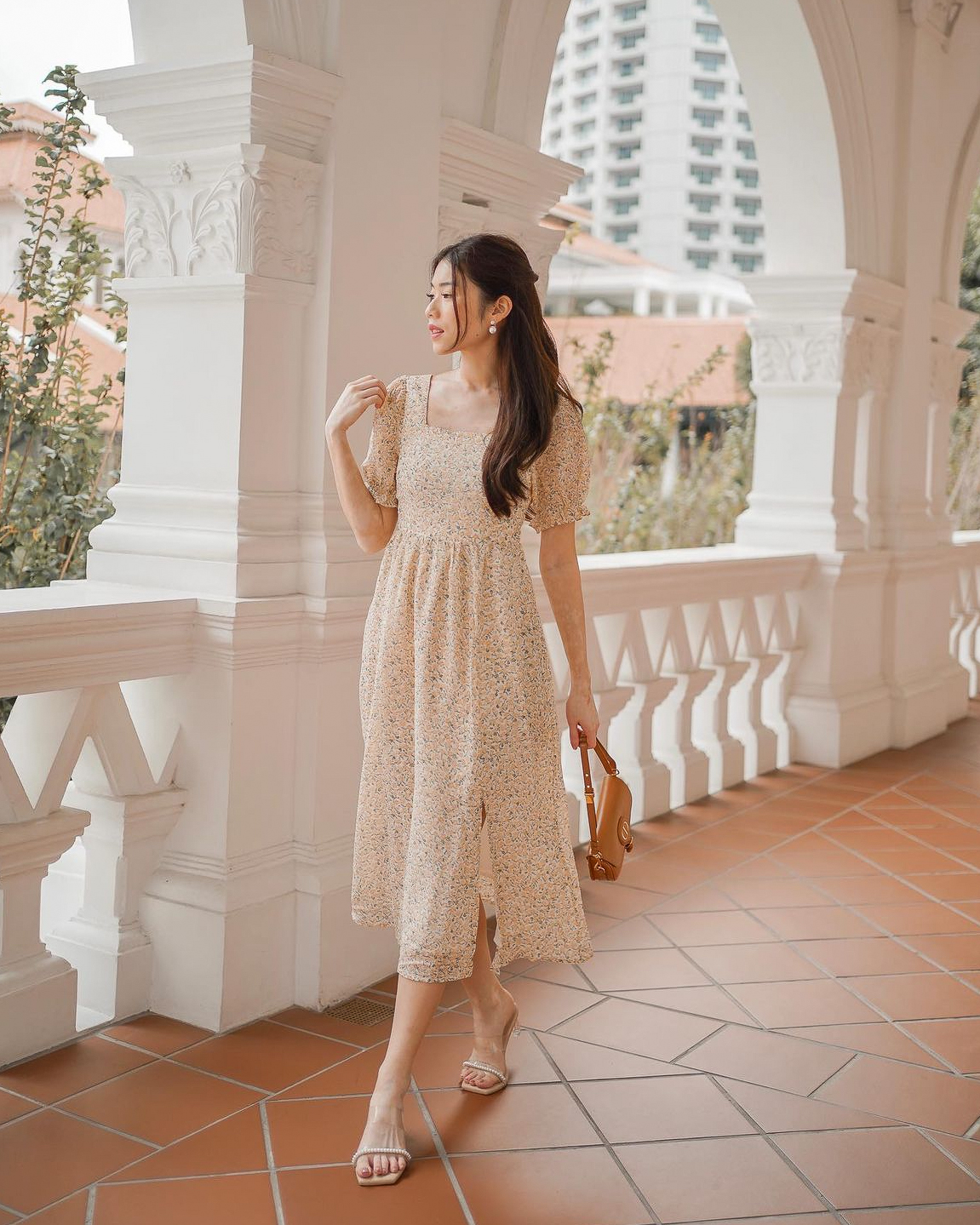 Naomi Dress in Yellow