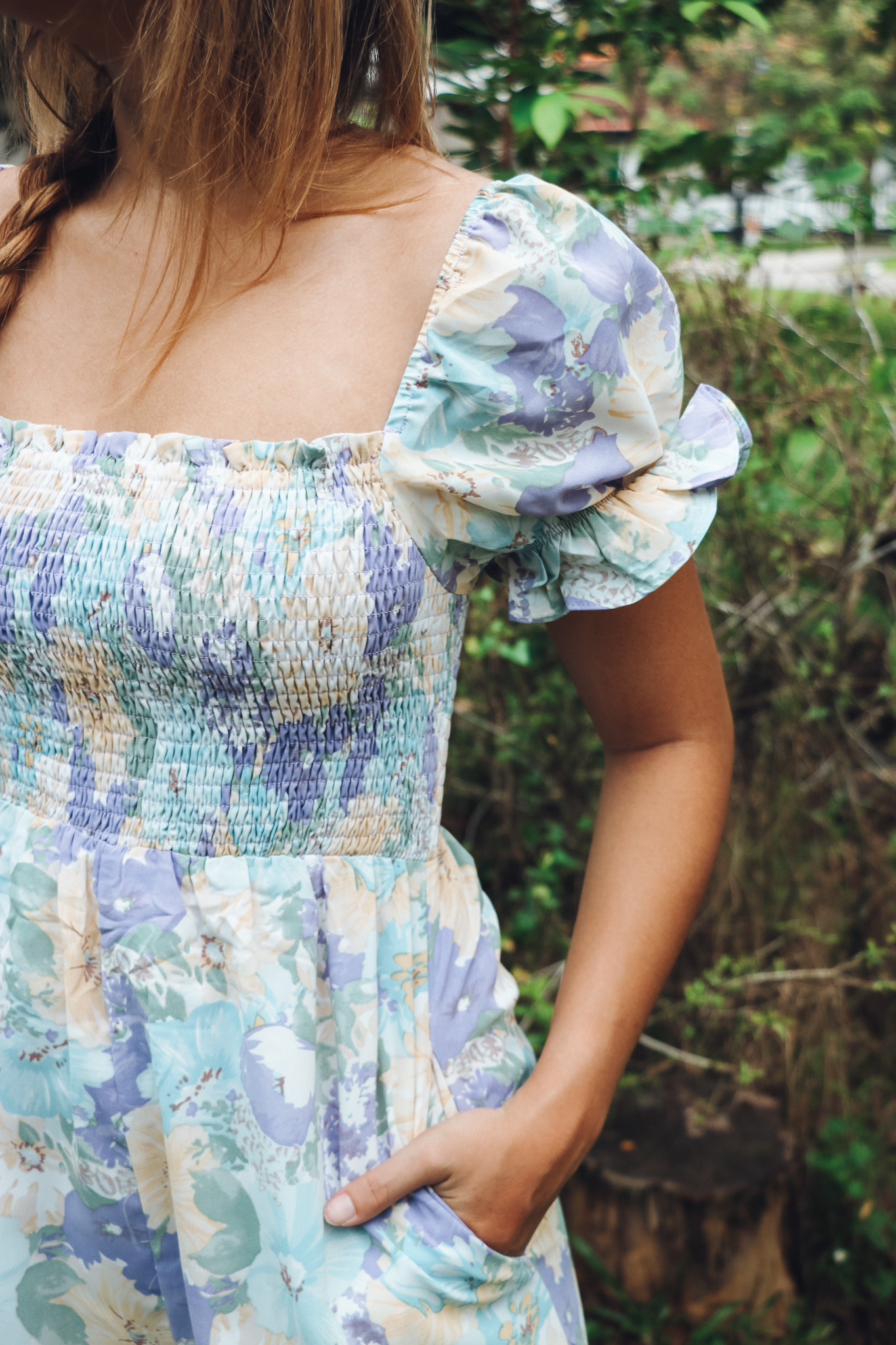 Mila Romper in Lilac Florals