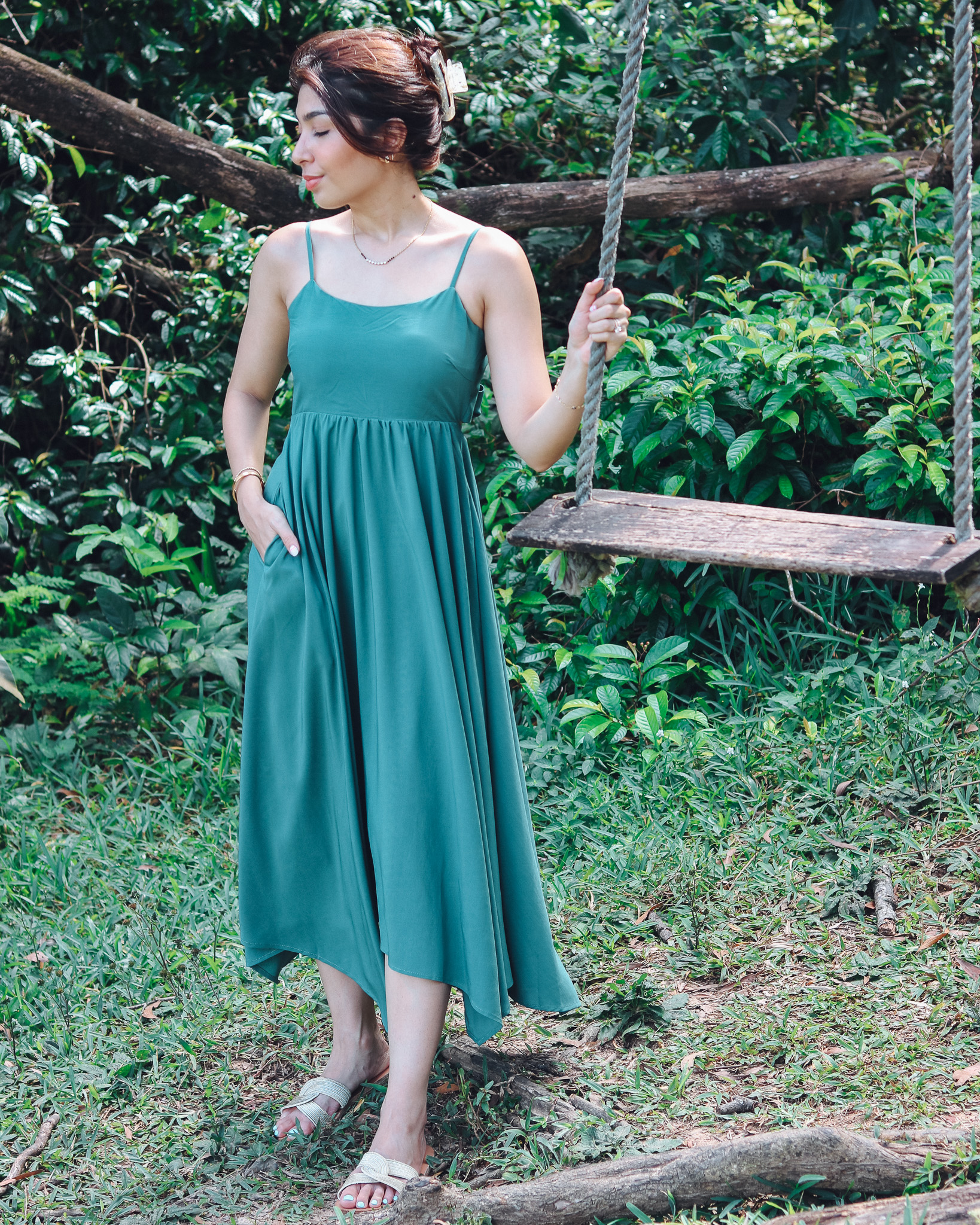 Aurora Dress in Forest