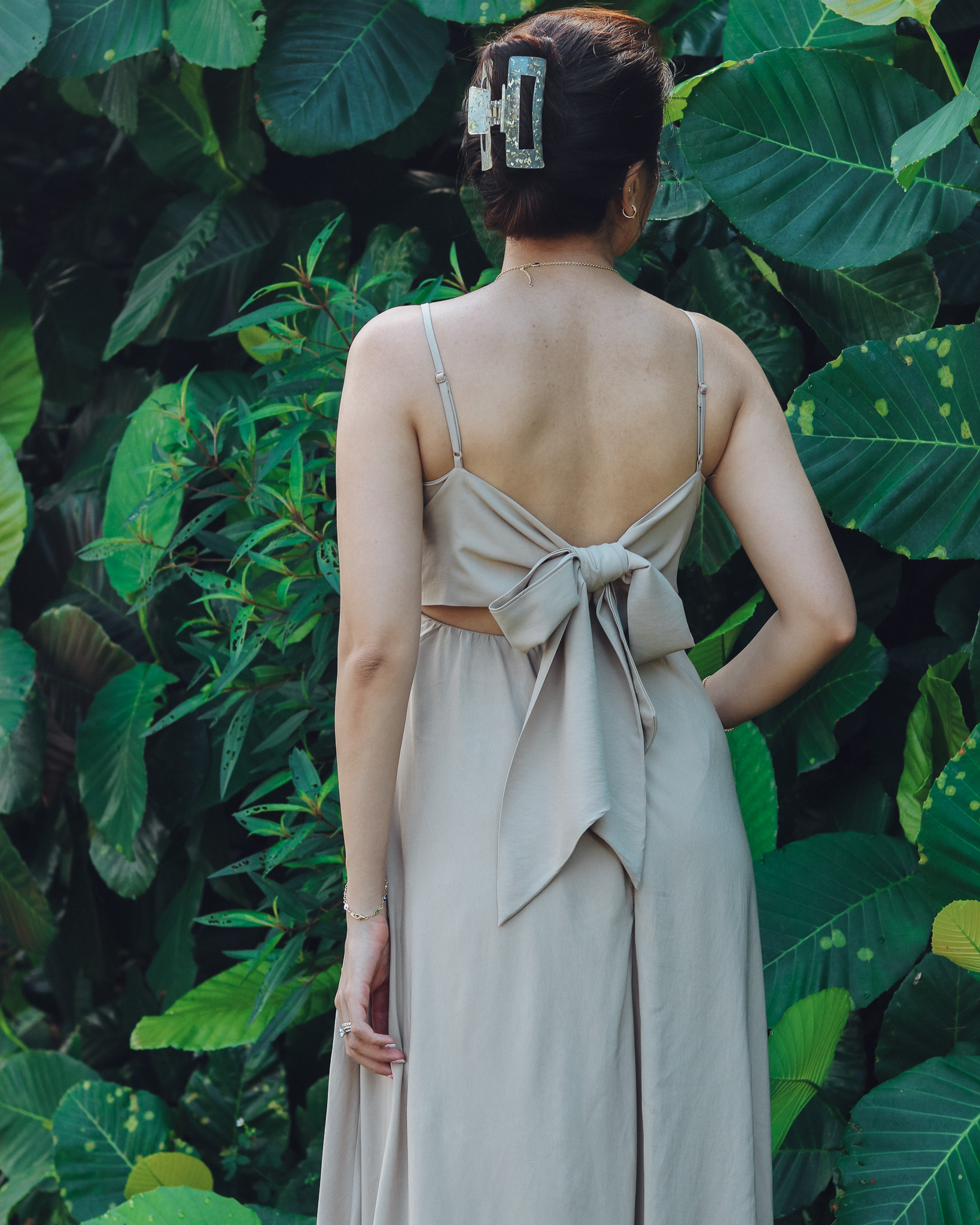 Aurora Dress in Taupe