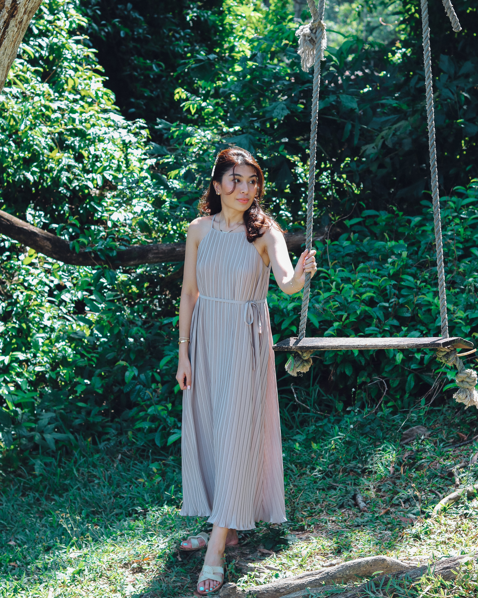 Jasmine Dress in Taupe