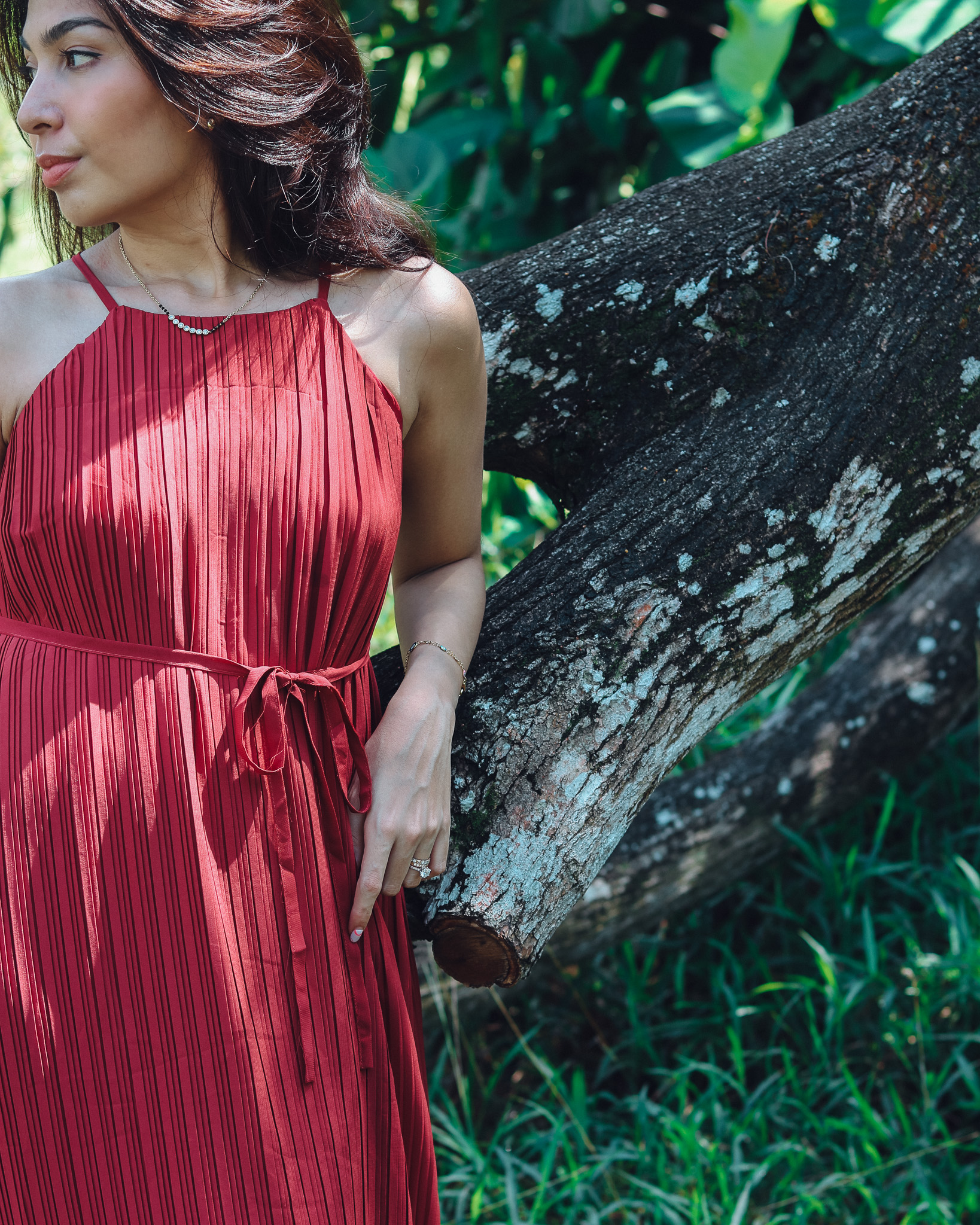 Jasmine Dress in Brick