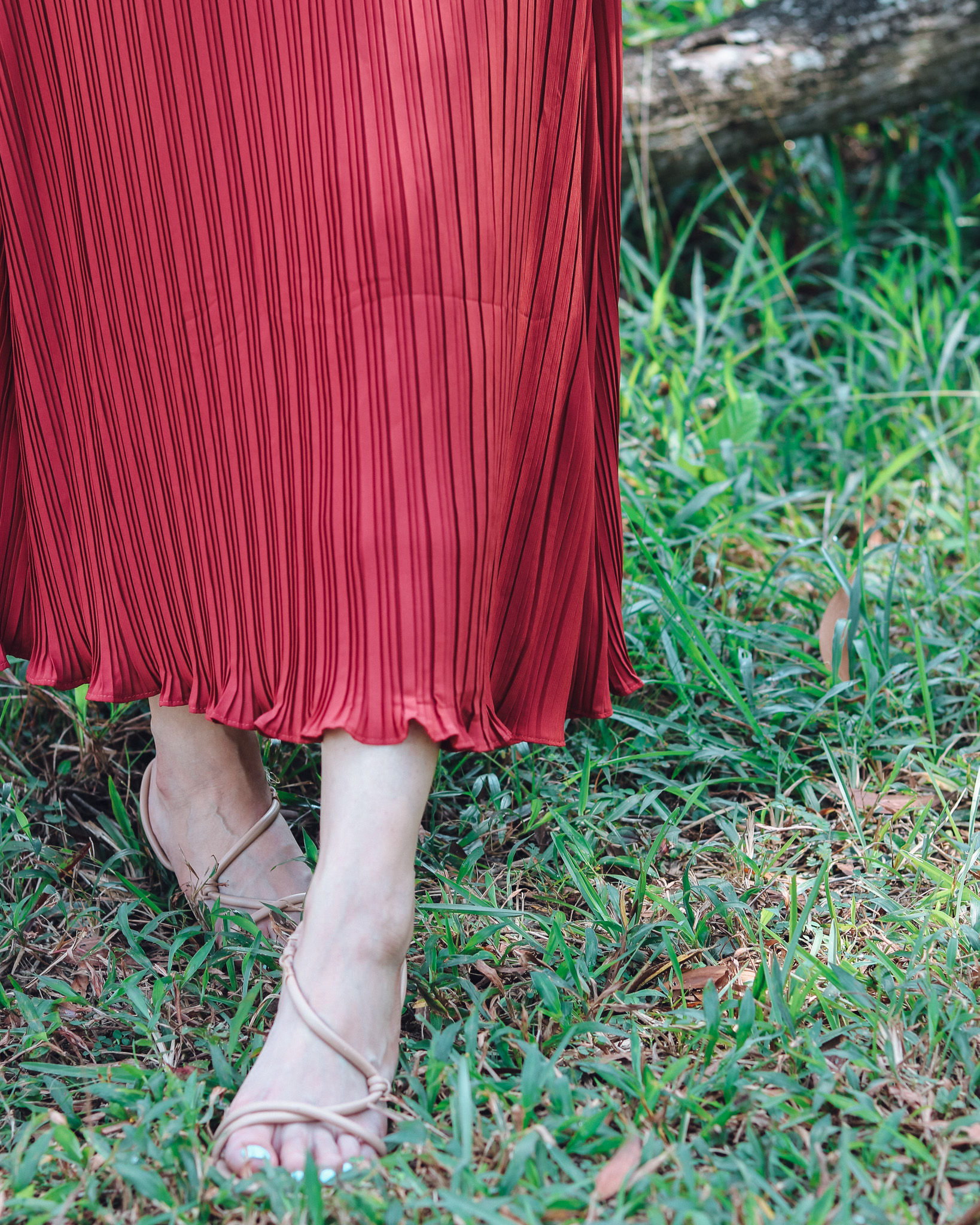 Jasmine Dress in Brick