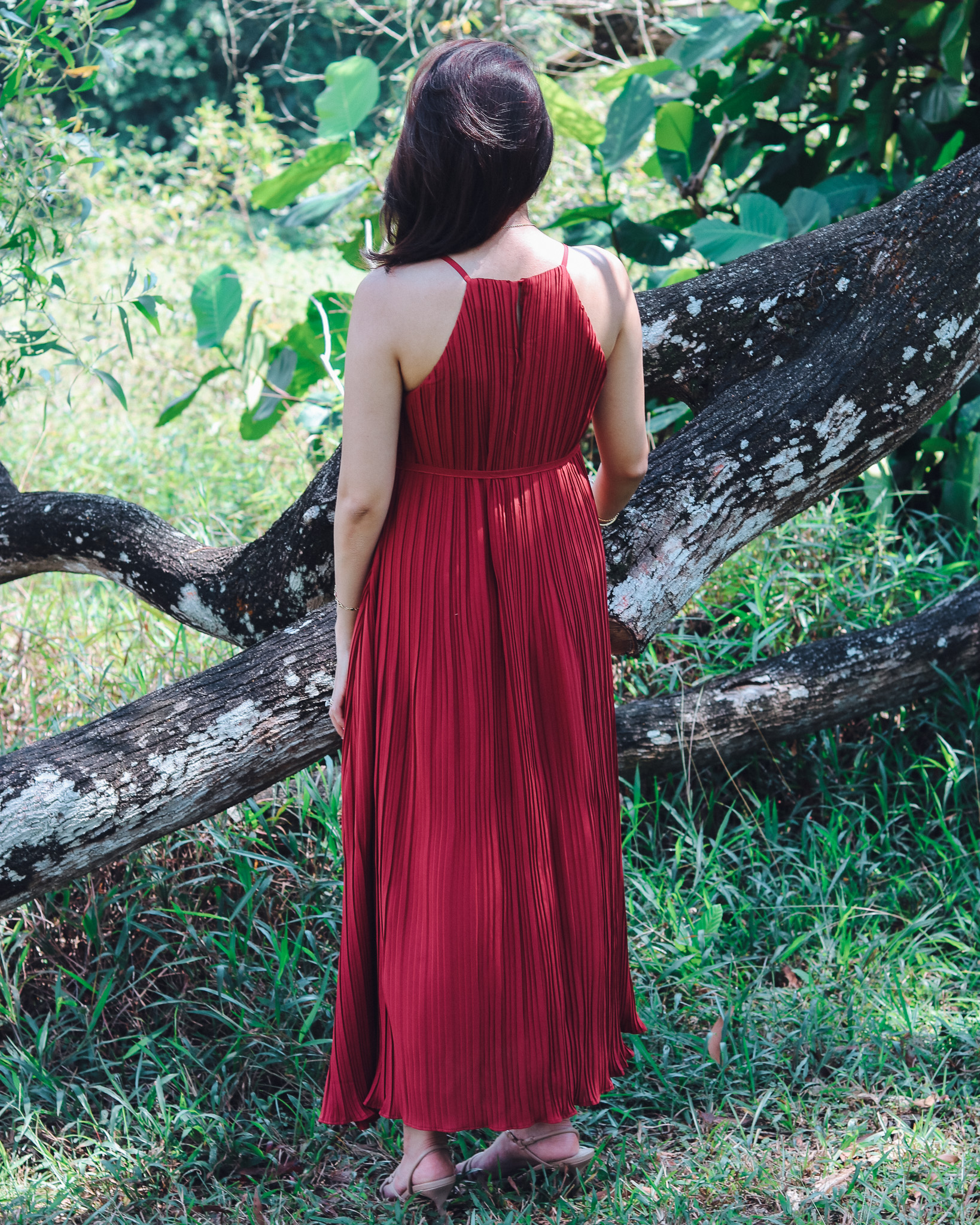 Jasmine Dress in Brick