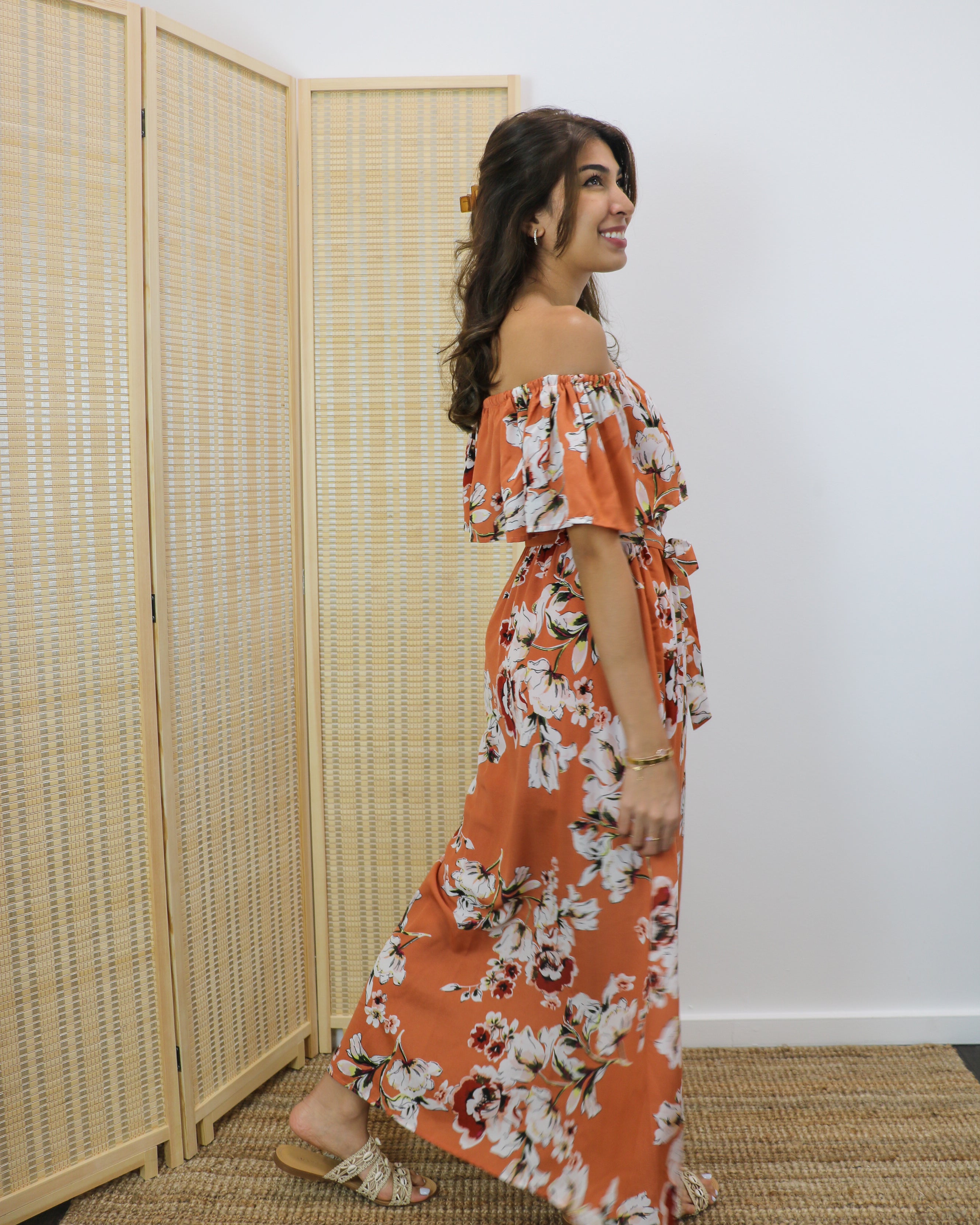Matilda Maxi Dress in Orange