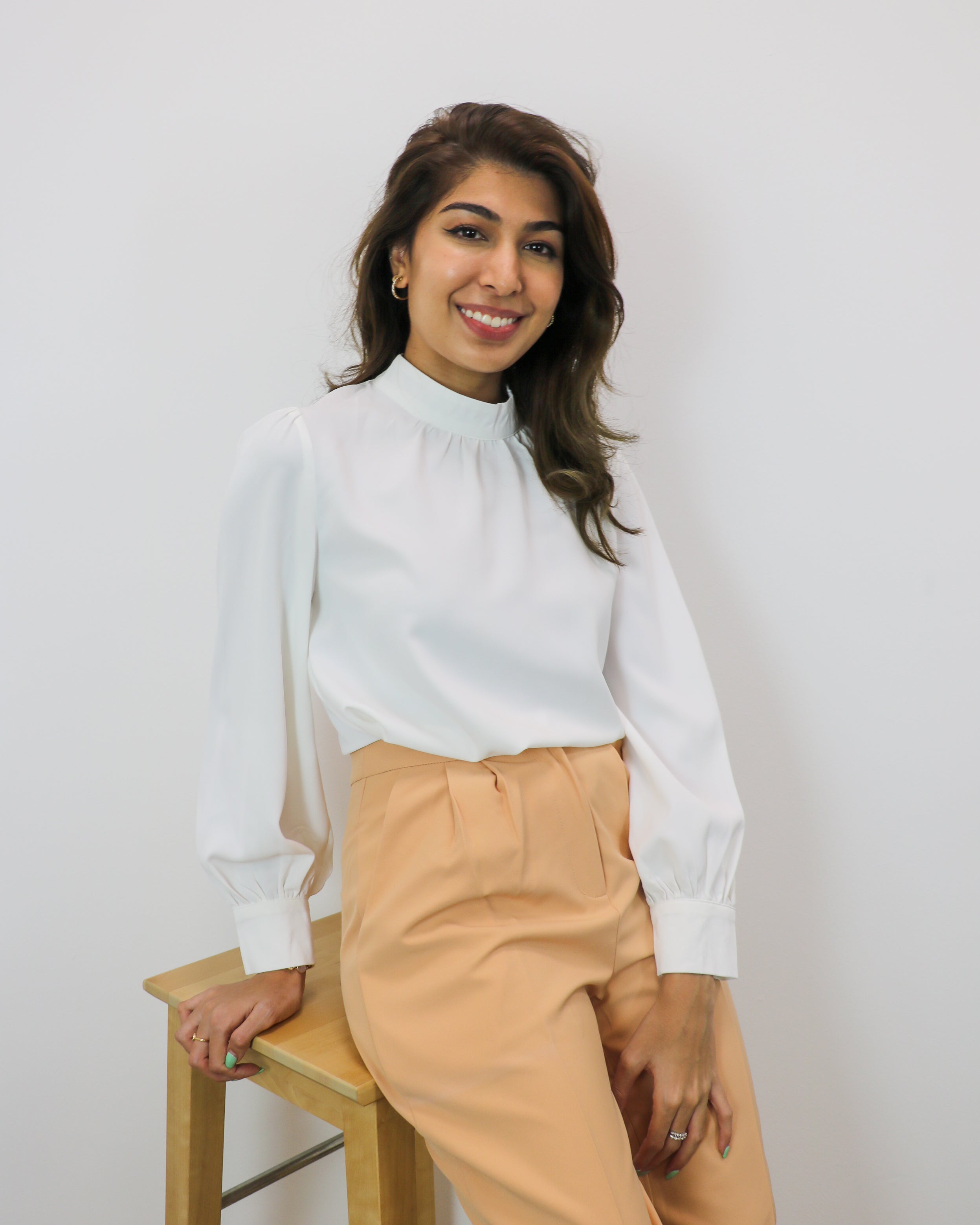 Lara Blouse in White