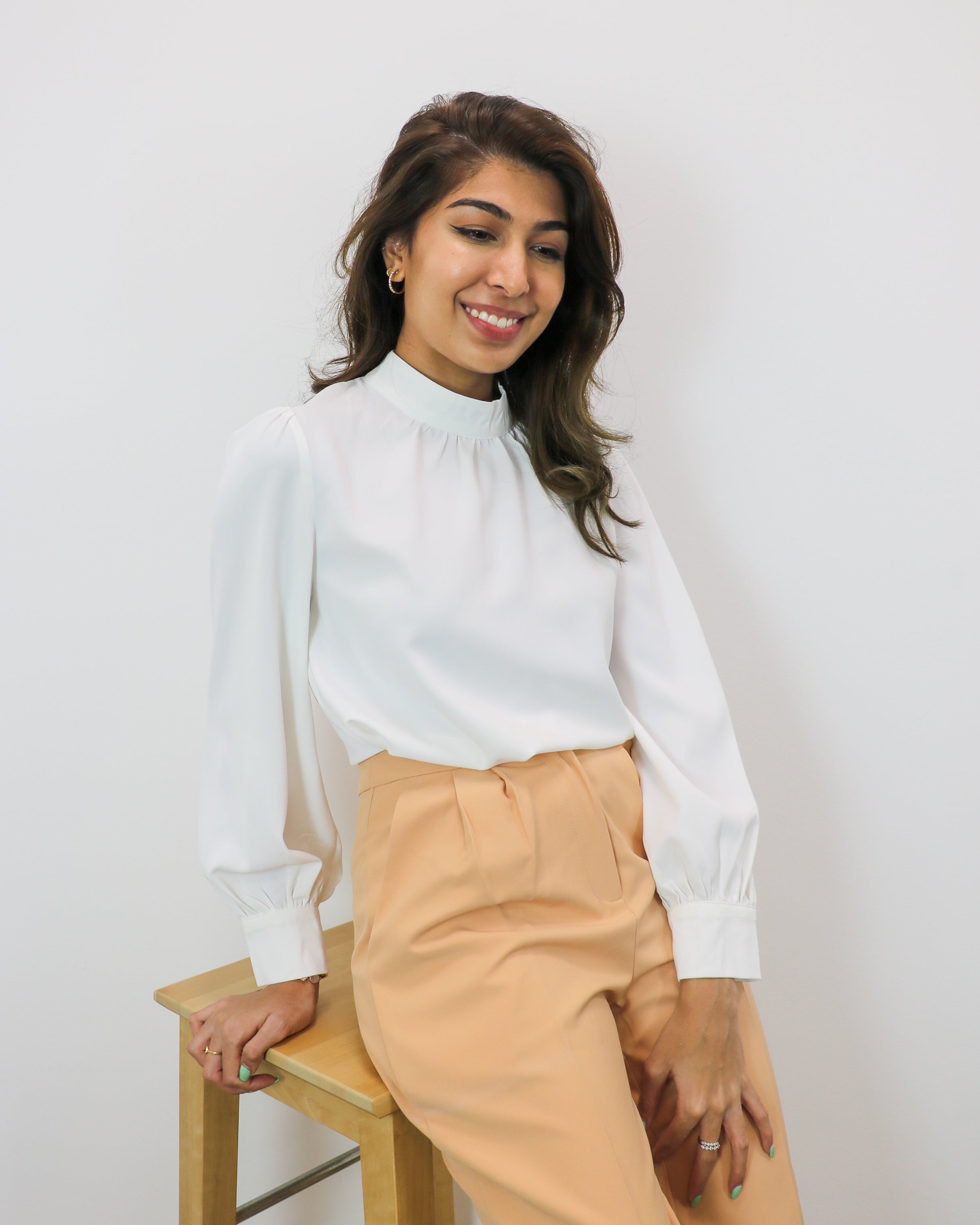 Lara Blouse in White
