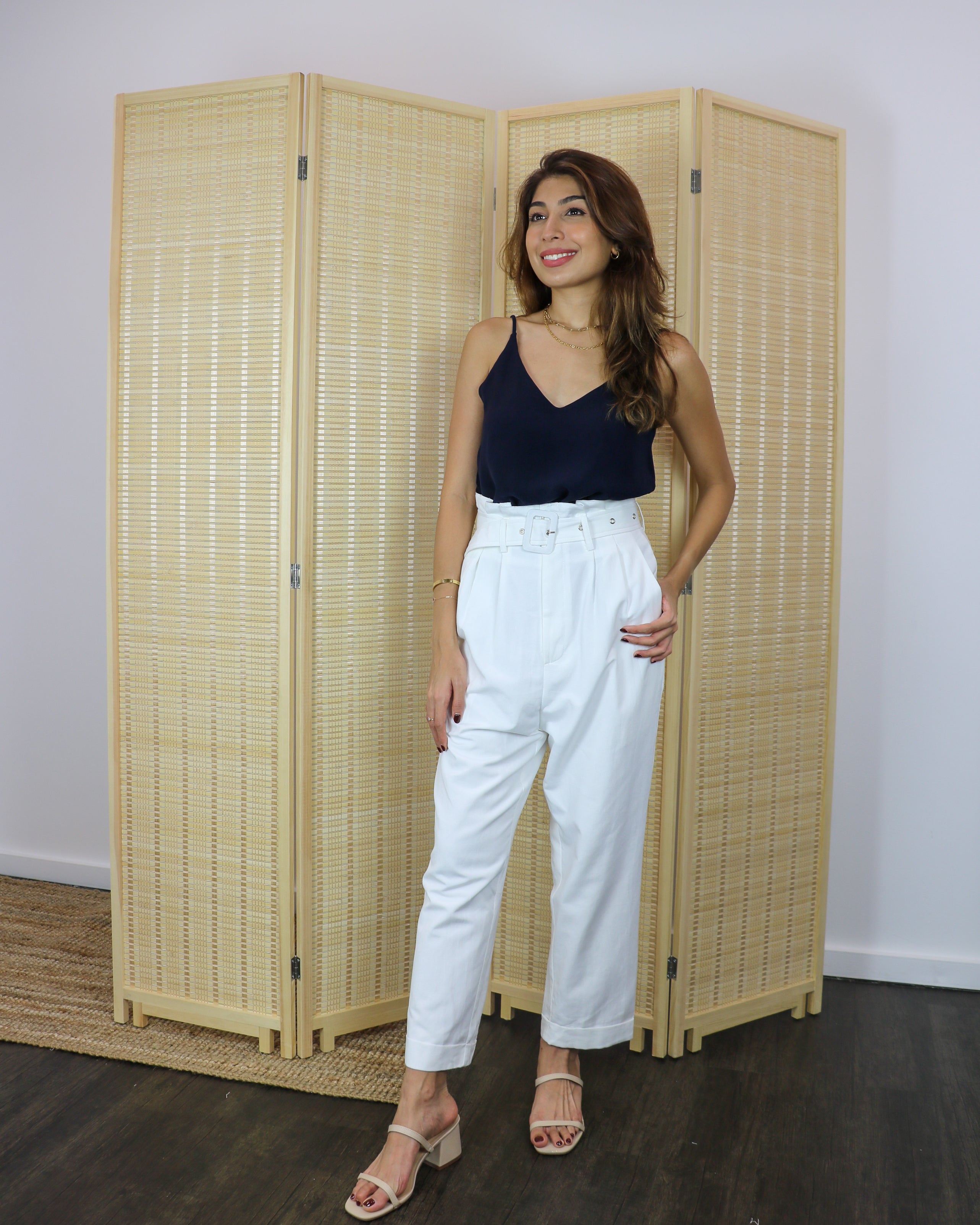 Roxanne Pants in White