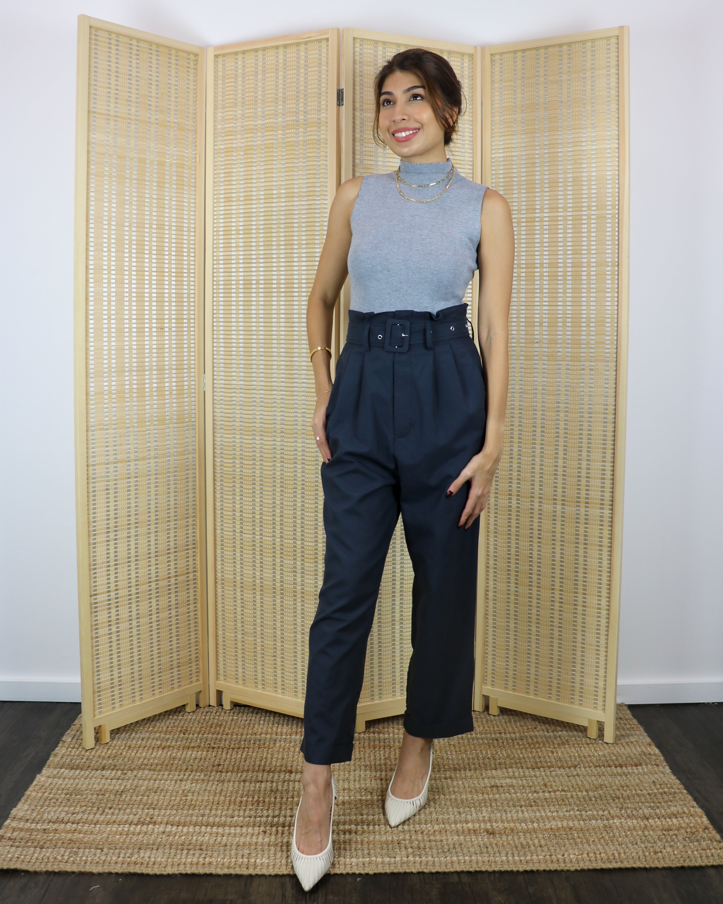 Roxanne Pants in Navy