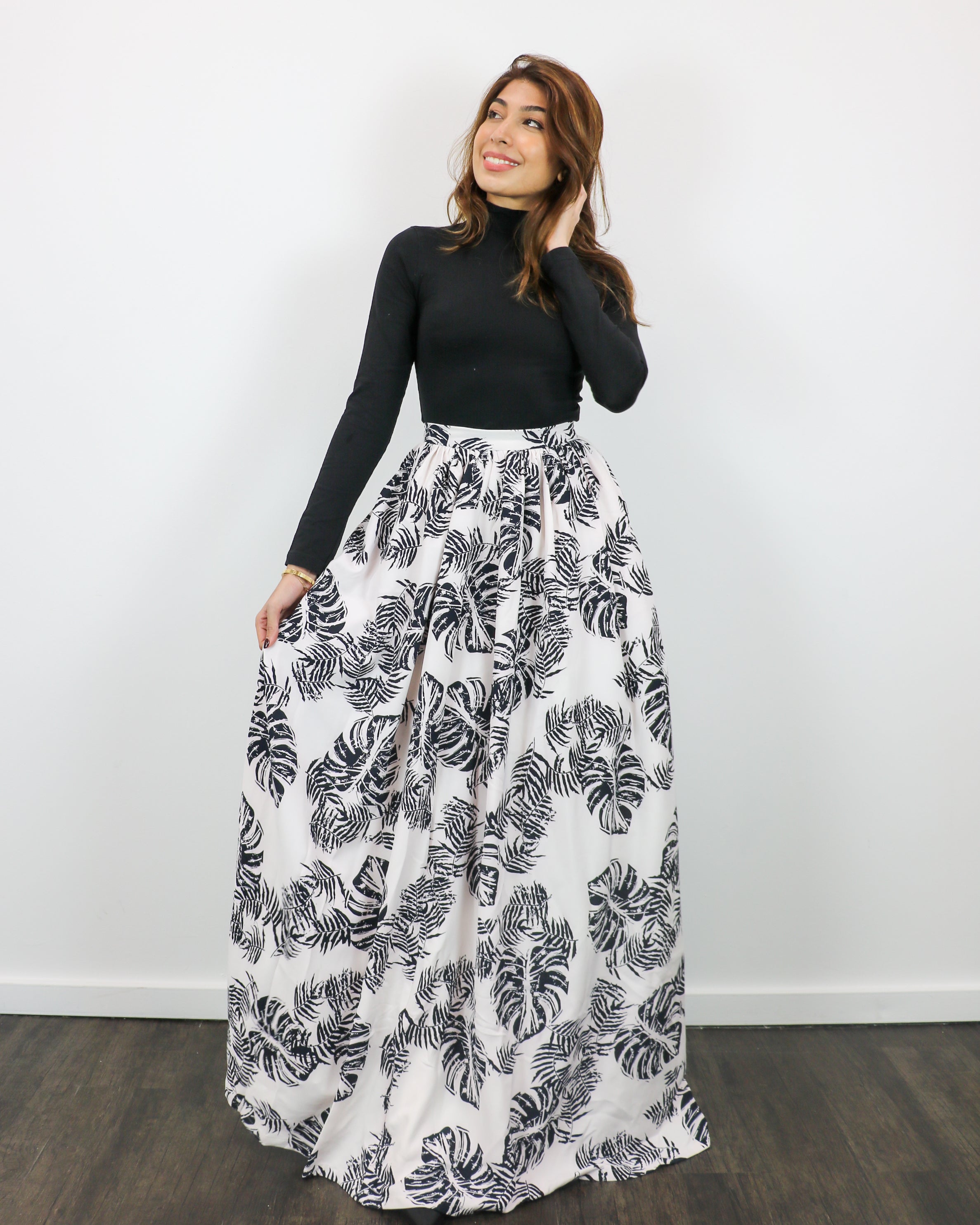 [Jenesyss] Michaela Maxi in White Floral