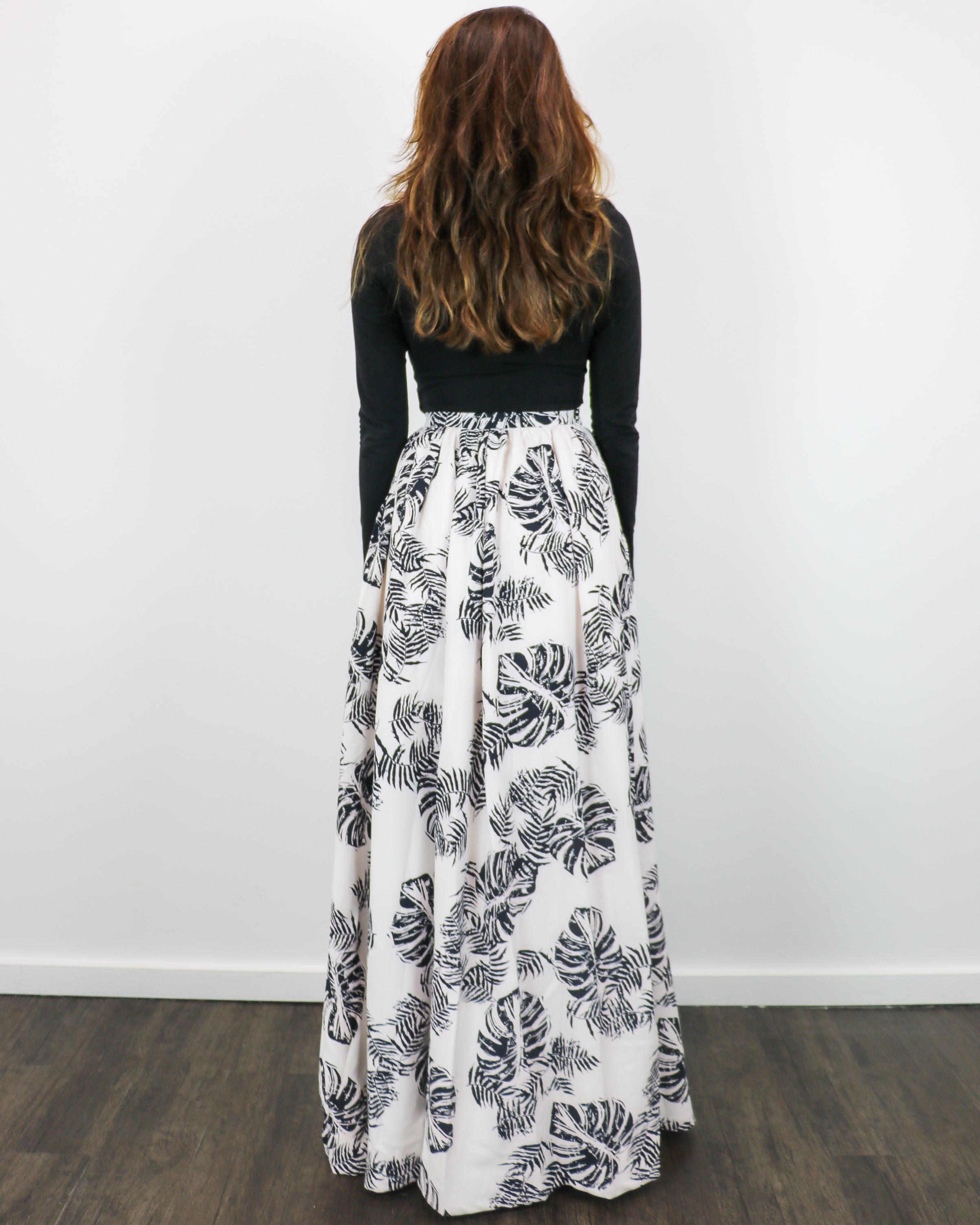 [Jenesyss] Michaela Maxi in White Floral