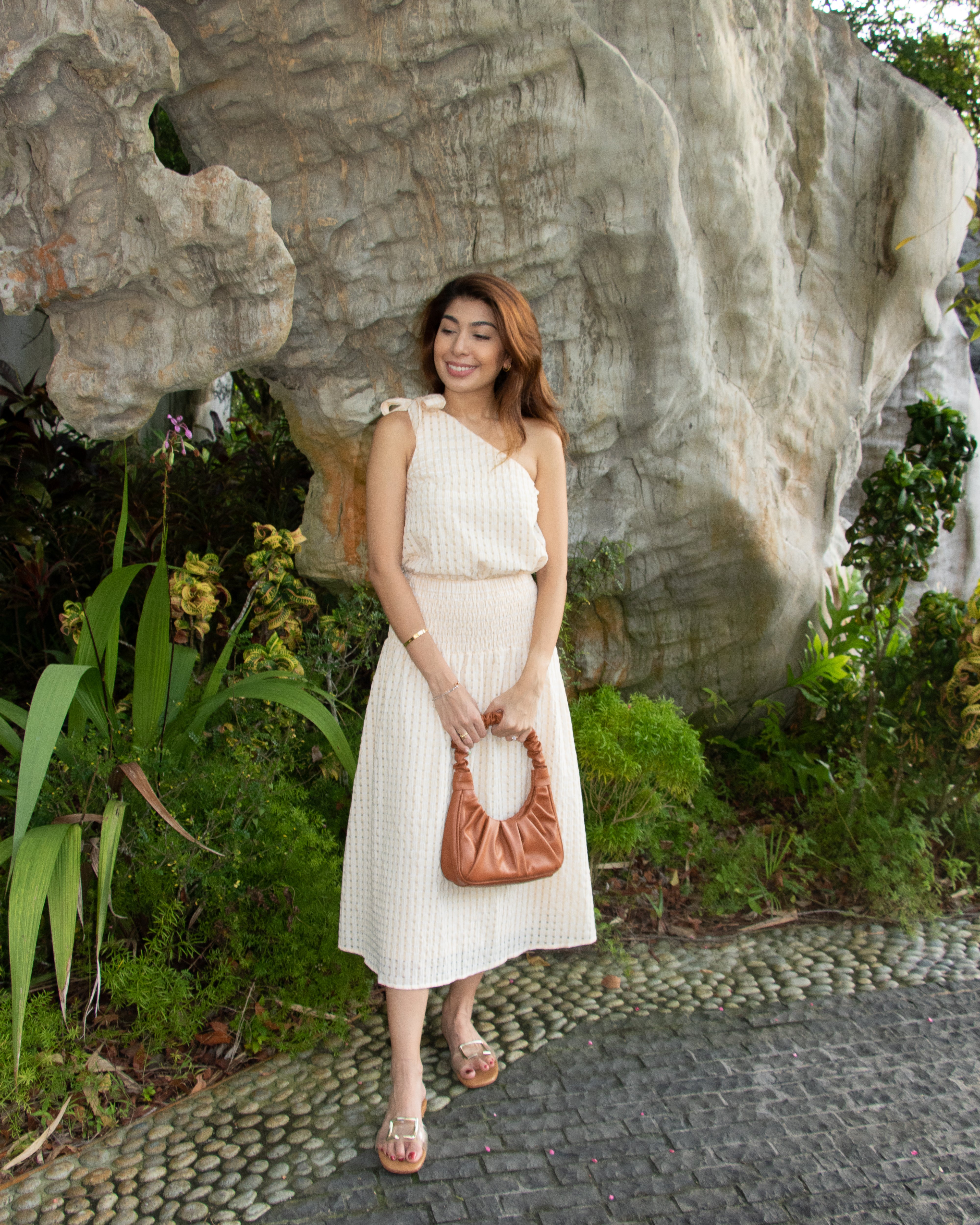 Trixie Midi Skirt in Yellow