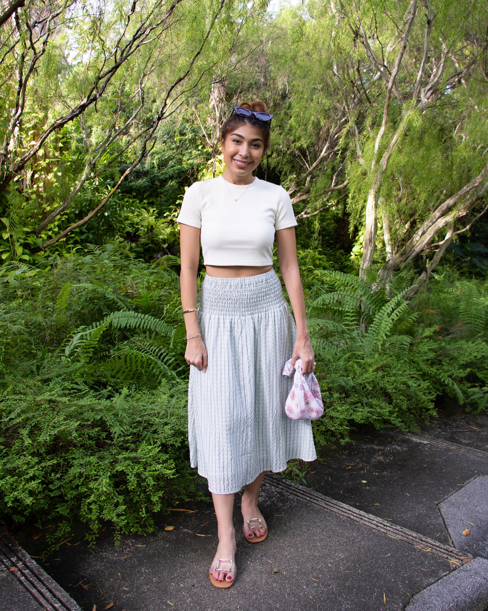 Trixie Midi Skirt in Mint