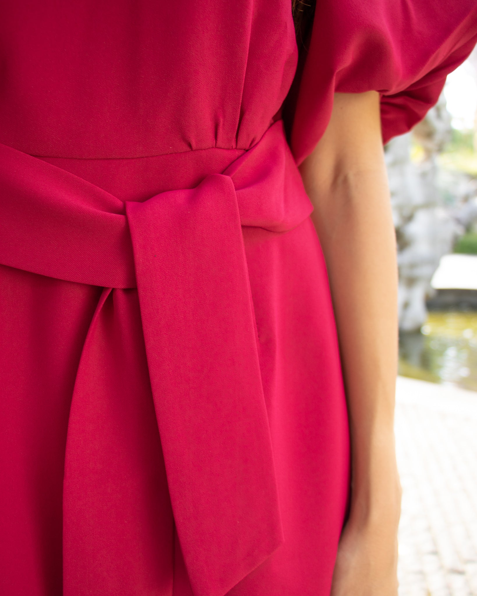 Blaire Dress in Magenta